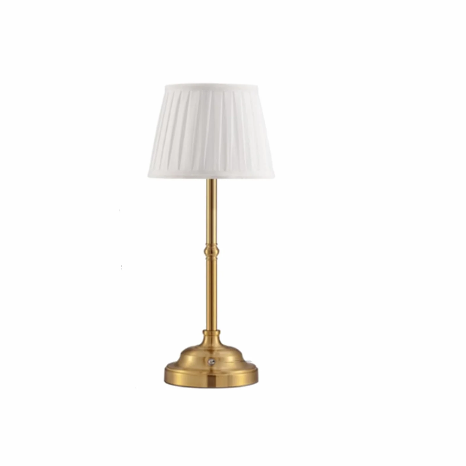 Lampe de Table Sans Fil Rechargeable LED, Lampe Chevet Retro Abat-jour Tissu, 3 Couleurs Intensité Variable USB Design Vintage