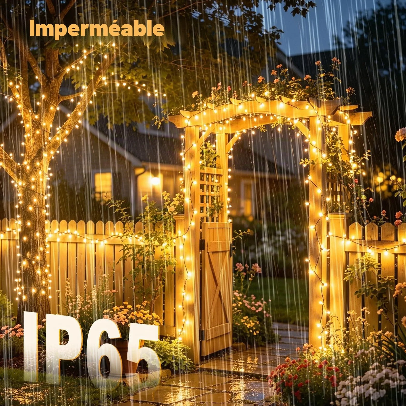 Litogo Lot de 2 Guirlande Lumineuse Exterieur Solaire 24m 240 LED Jardin Étanche Décoration Noël