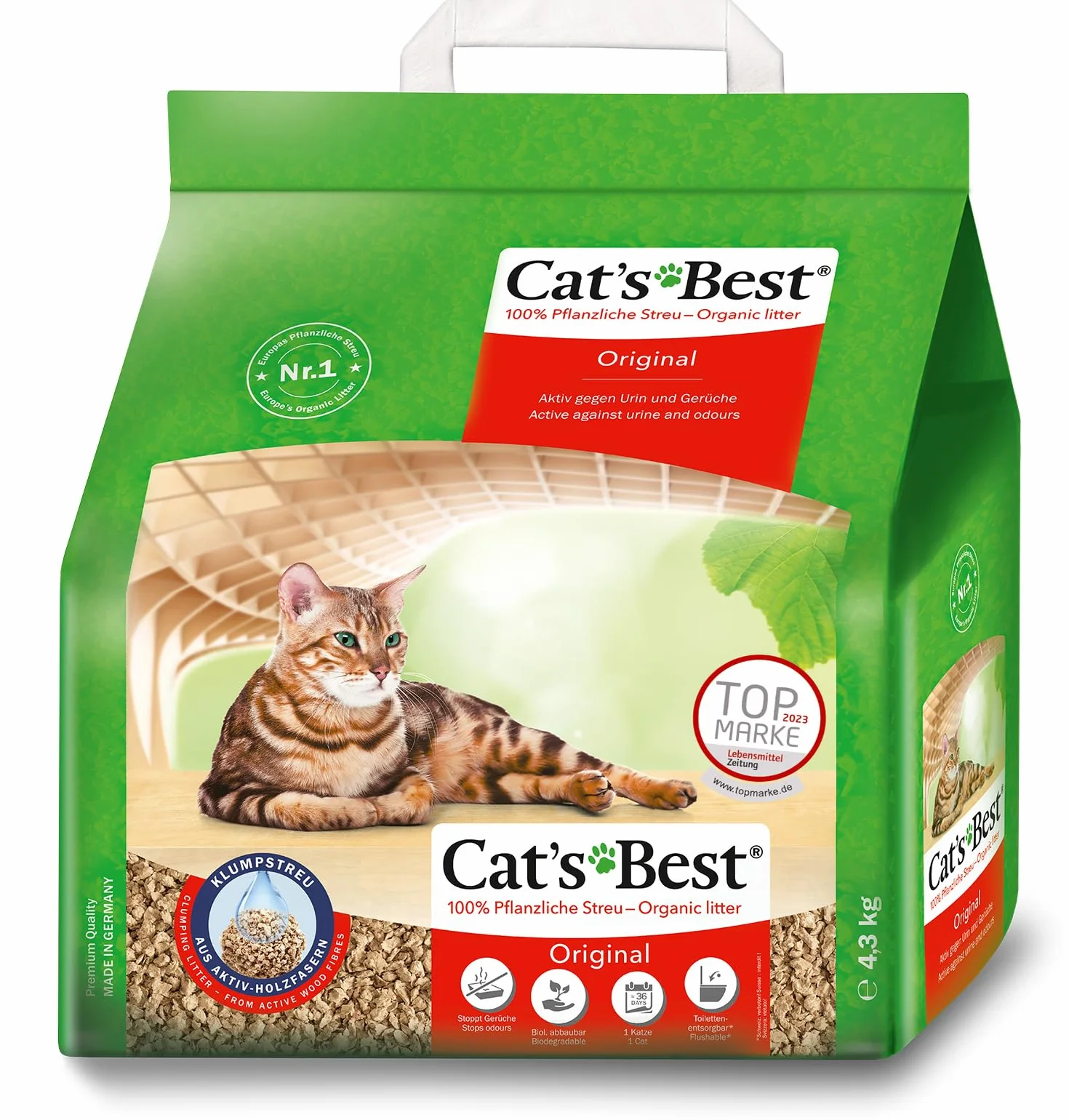 Cat's Best Original Litière 4,3kg/10L