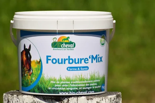 Aliment complémentaire équin bio - Mélange de plantes séchées - Soutien métabolique - Cheval, Poney, Âne