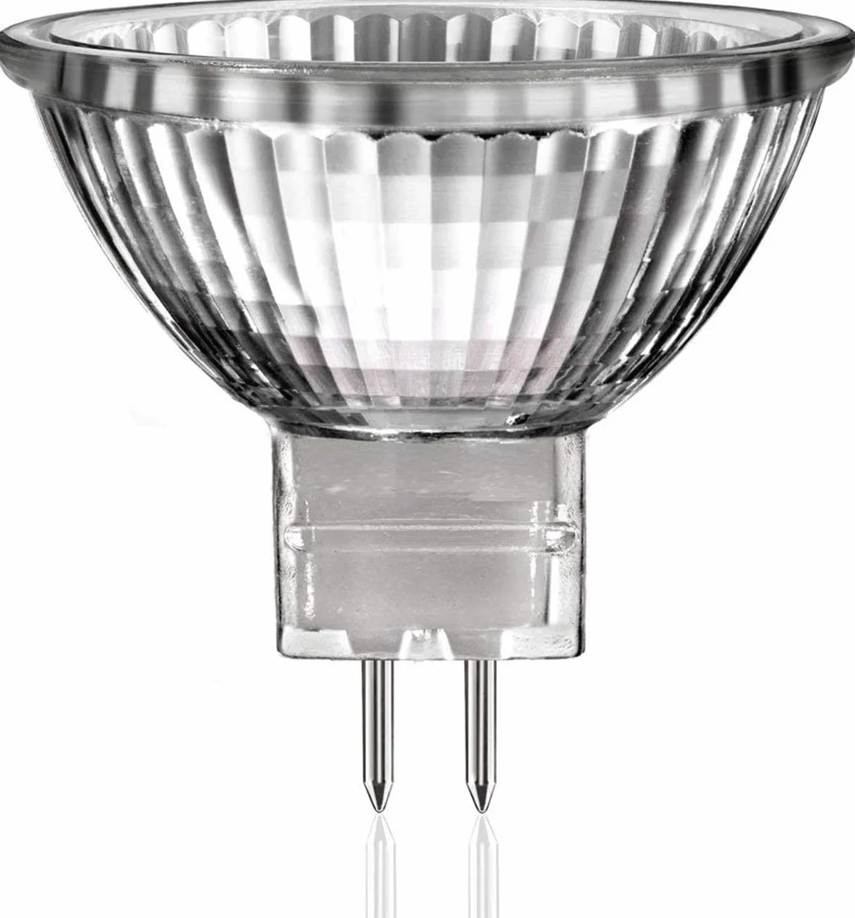 Ampoule halogène MR16 12V 50W GU5,3 50mm lumière blanche chaude angle 38°