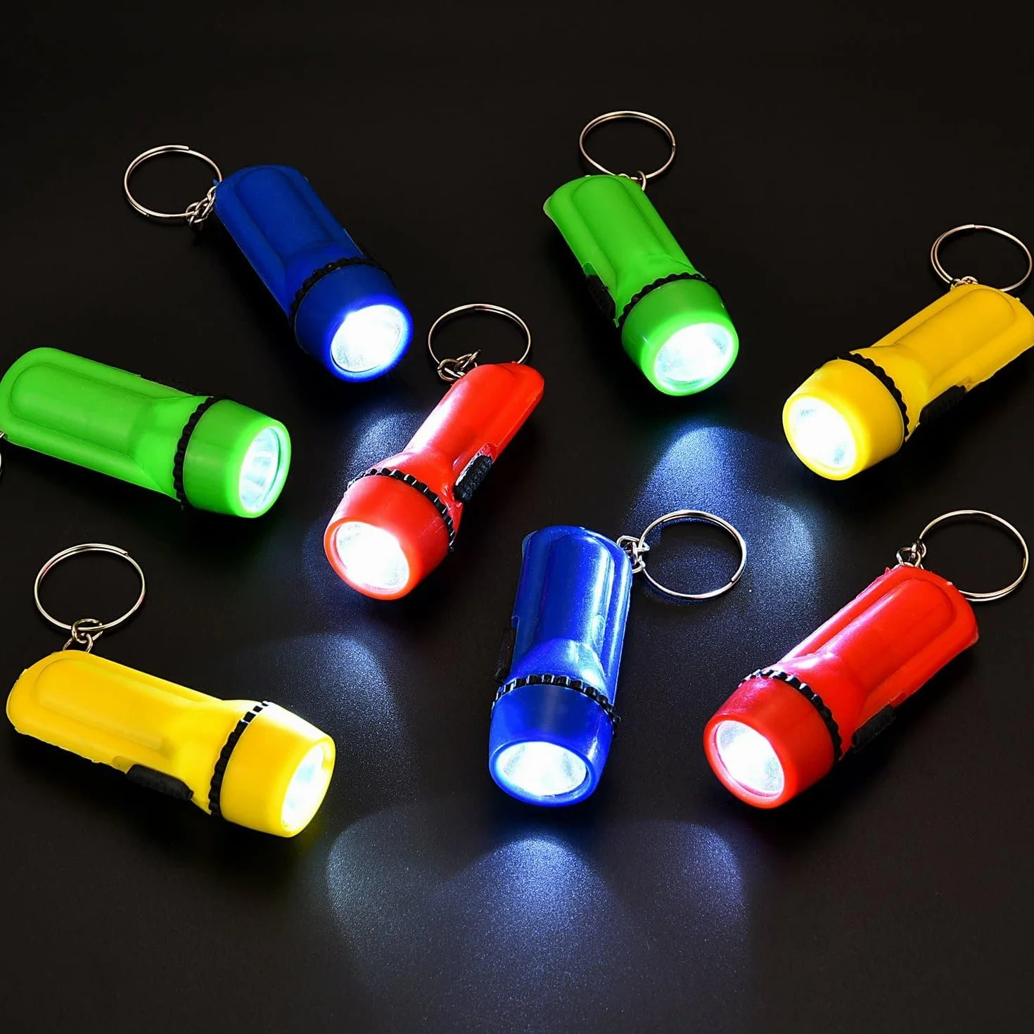 Mini lampe porte-clés enfants 24 pièces cadeaux anniversaire goodie bag