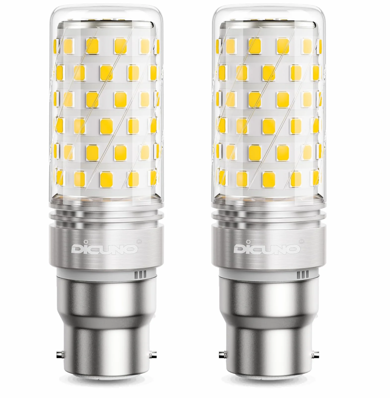 DiCUNO Ampoule LED B22 10W 1400lm 4000K Blanc Neutre Non-dimmable Lot de 2