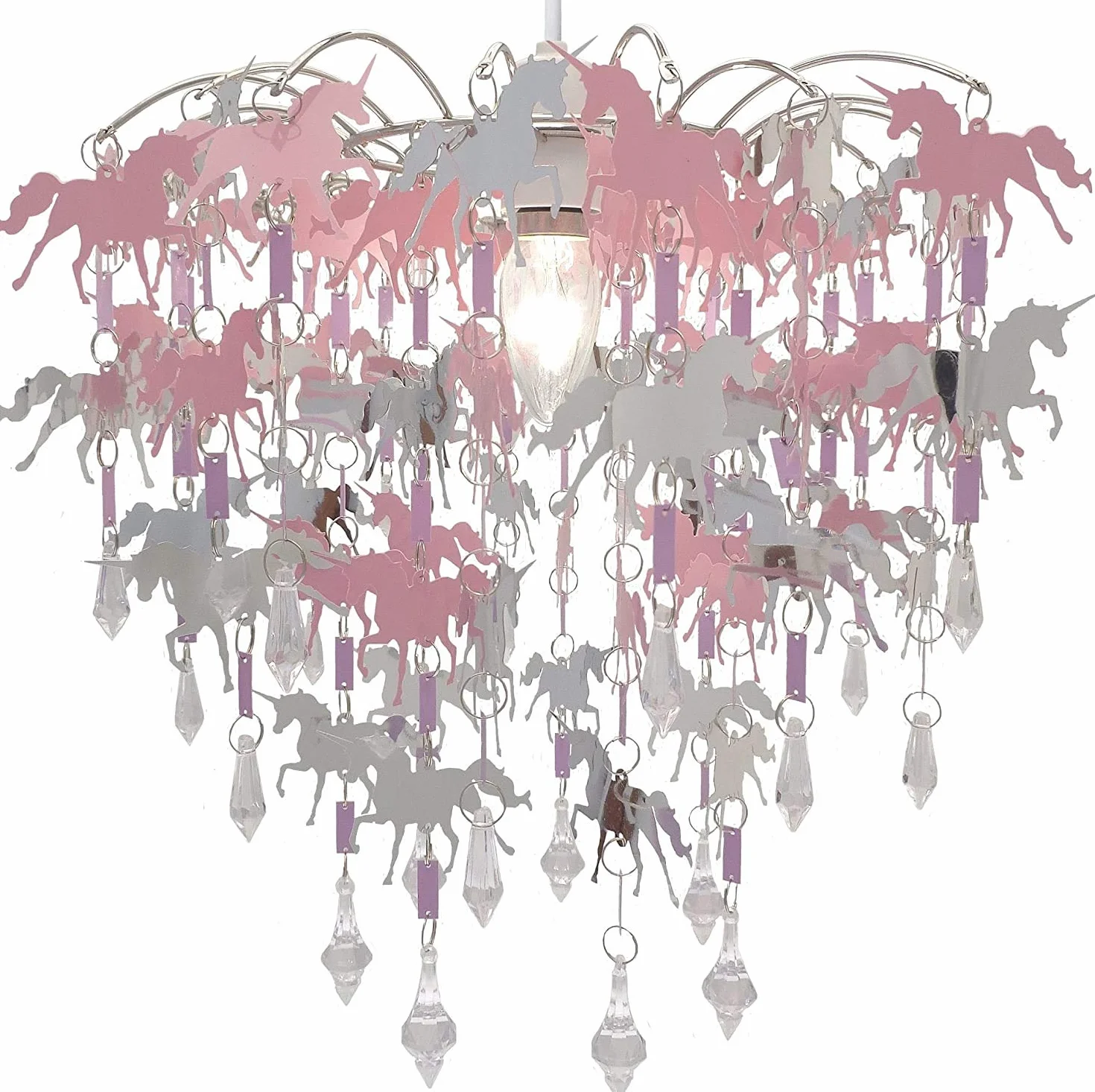 Deco Express Abat-Jour Licorne pour Chambre Enfant Fille