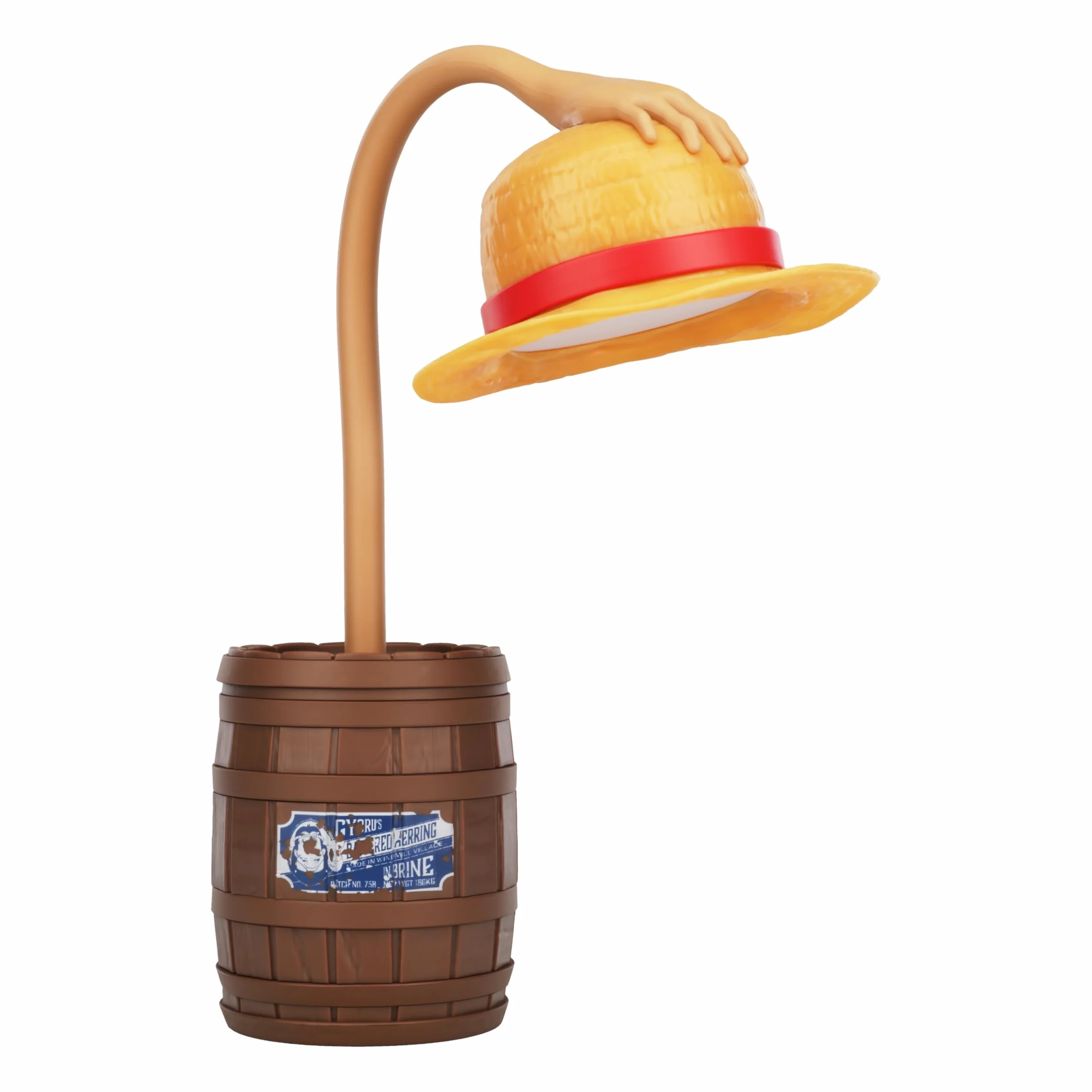 Paladone Lampe de bureau pliable en forme de chapeau de paille One Piece sous licence officielle Anime