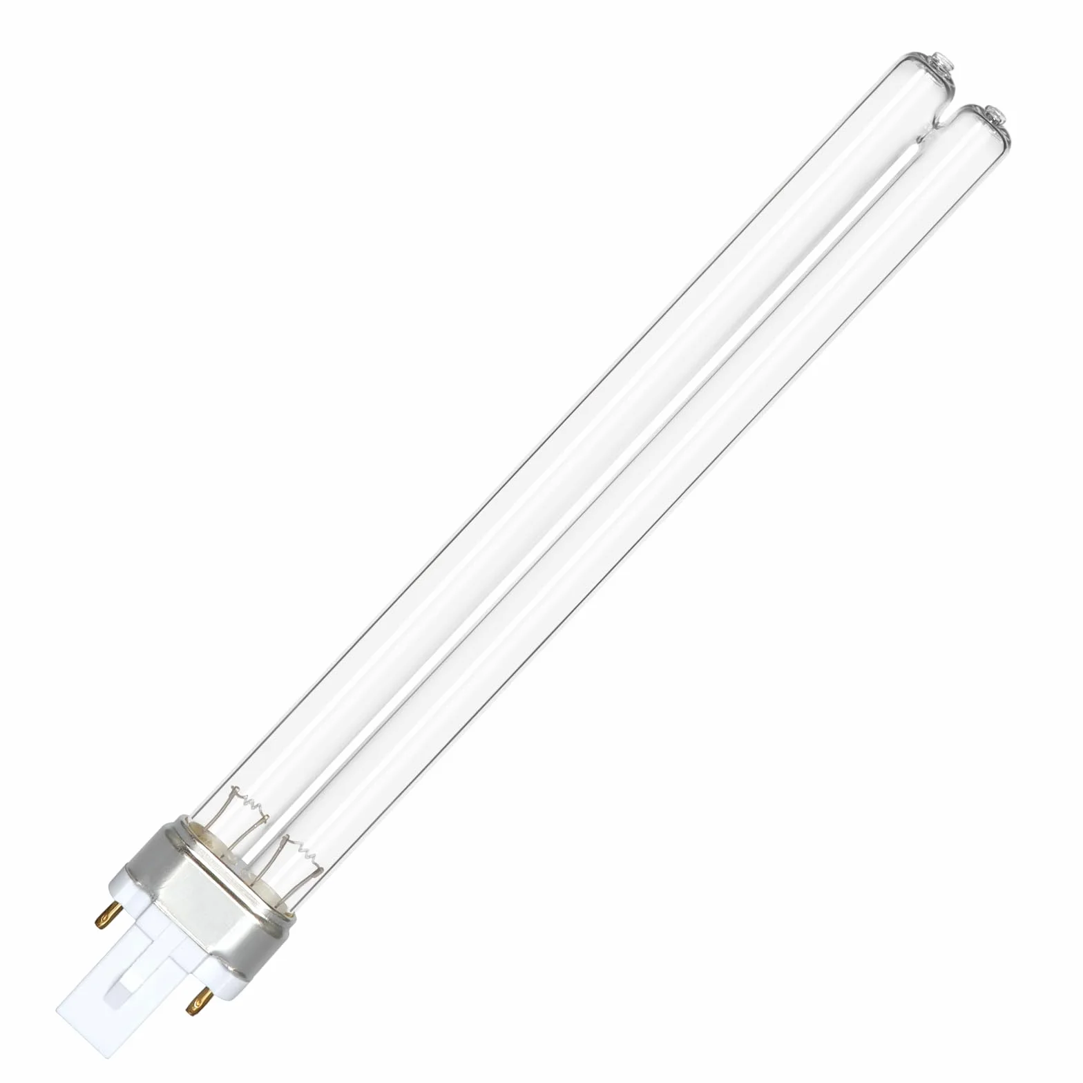 Lampe de Désinfection UV G23 2 Broches 11W, Ampoule UVC Compacte pour Aquarium et Bassin de Jardin