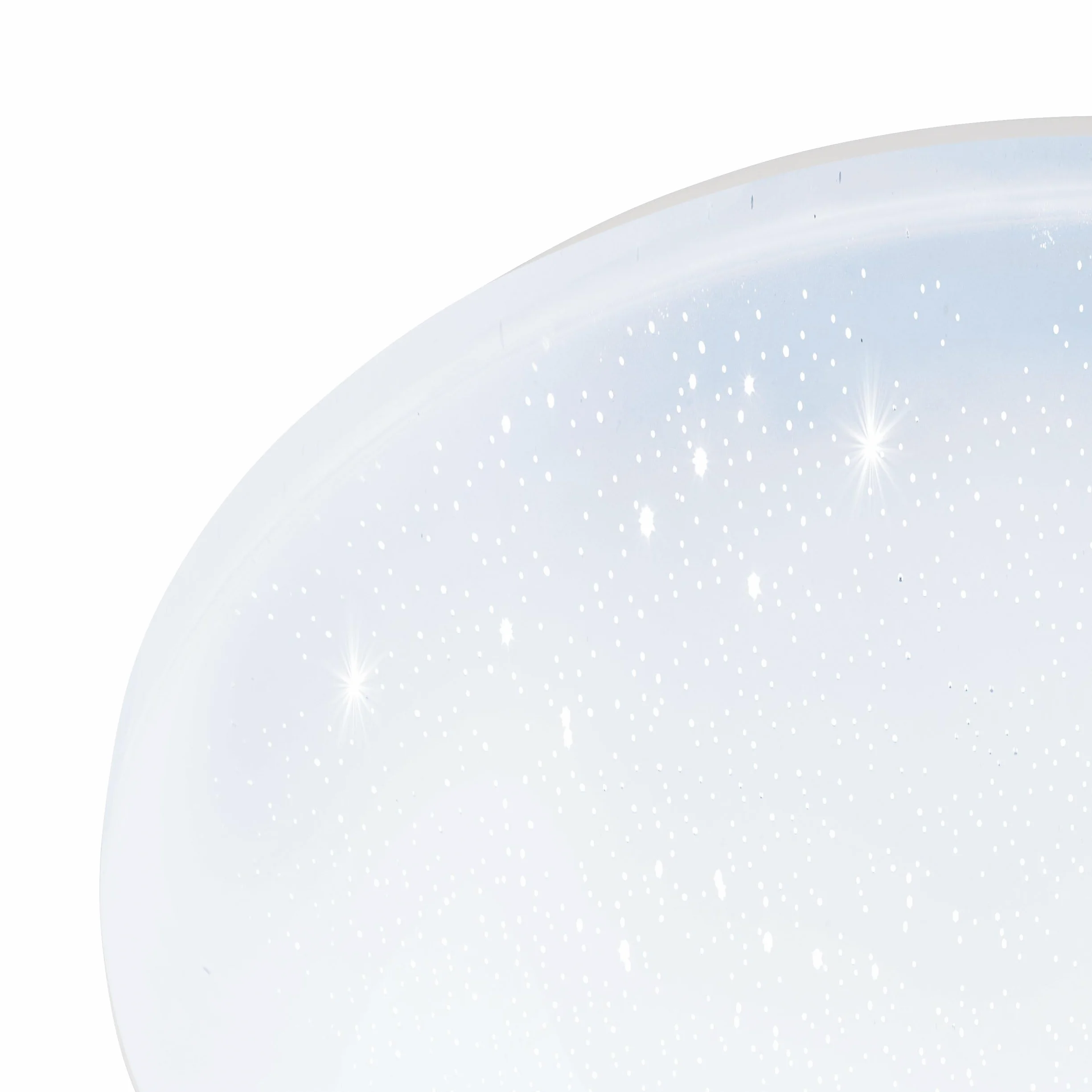 Eglo Plafonnier LED POGLIOLA-S Ø 31 cm Applique Murale Effet Cristal Salon Chambre