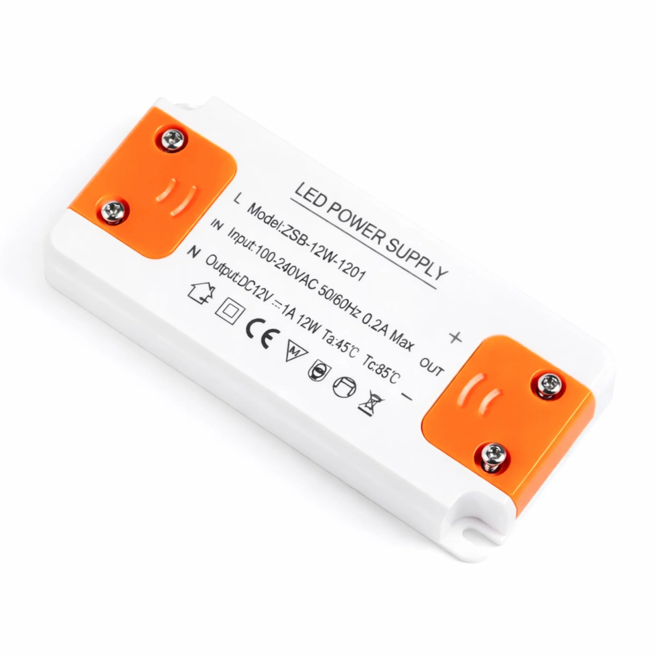 Transformateur LED 12V 12W 1A 220V à 12V DC Tension Constante pour Lampes LED, Projecteurs, Ruban, G4, GU5.3, MR11, MR16