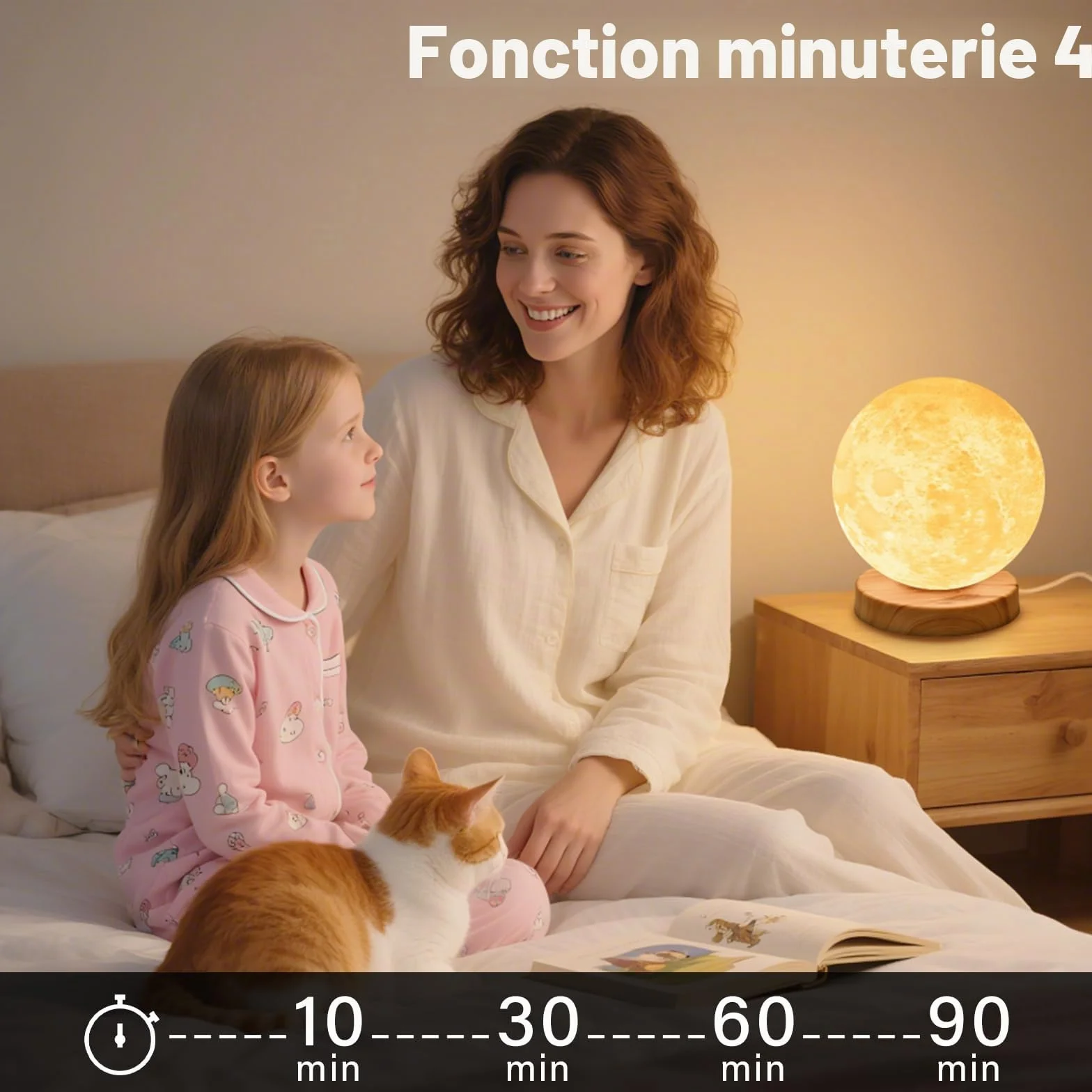 Lampe Lumière du Jour 10000 Lux sans UV 3 Températures de Couleur 4 Minuteries 5 Intensités Réglables Fonction Mémoire