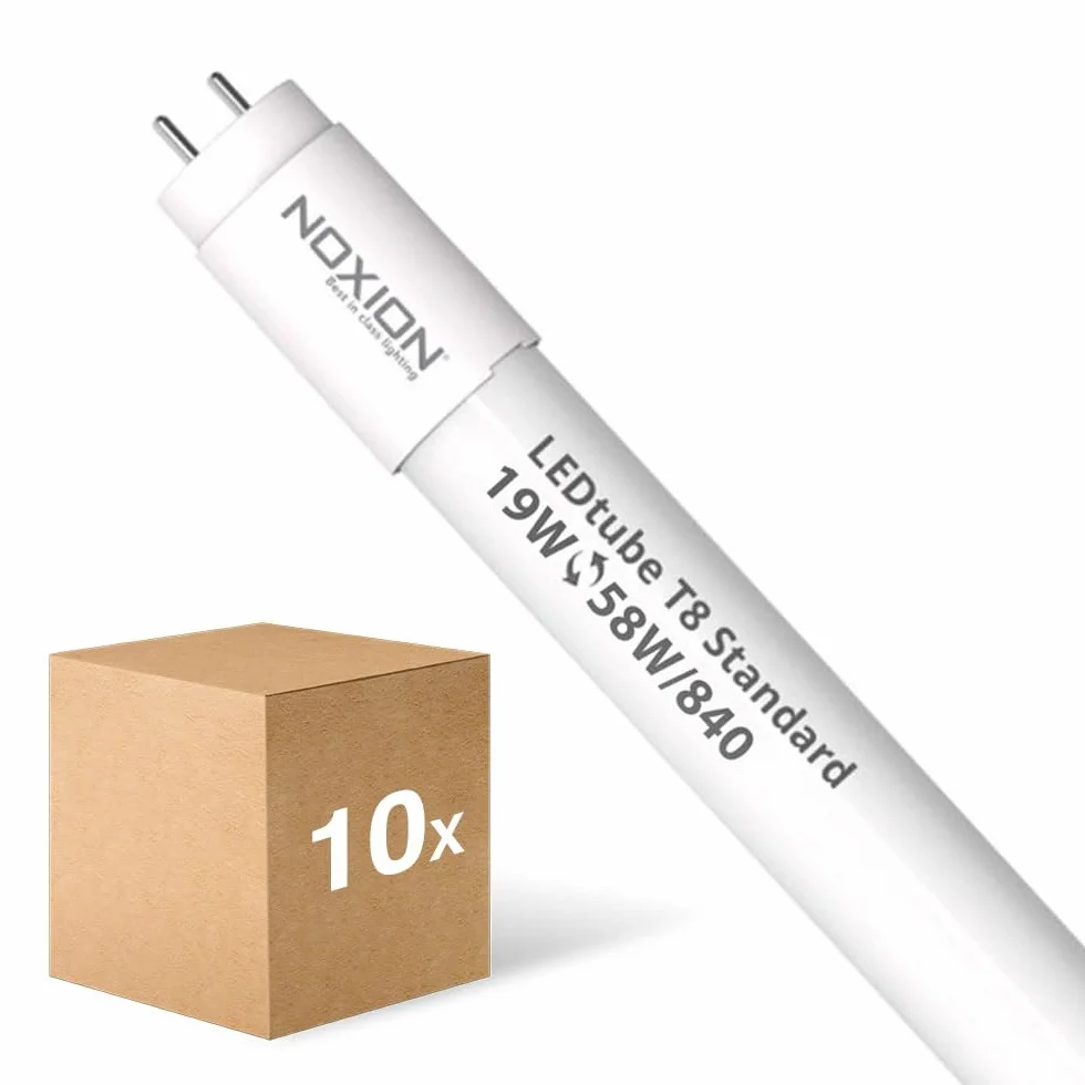 Noxion Tube LED T8 Avant 19W 2300lm 840 Blanc Froid 150cm Équivalent 58W