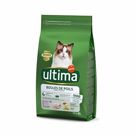 Animals Ultima Contrôle des Boules De Poils 1.5kg Lot de 2