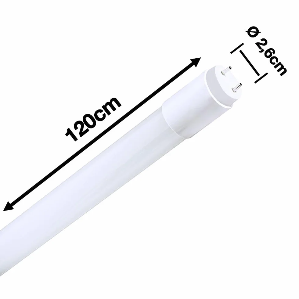 Europalamp Neon LED T8 18W 120cm Blanc Froid 6000k Gamme Pro