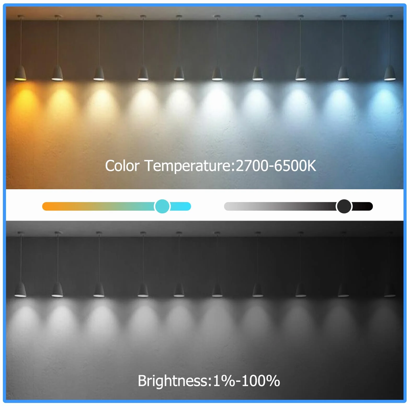 ANTELA Ampoule LED Intelligente E14 C35 4,5W 470LM 2700K-6500K Compatible Alexa Google Home 2PCs