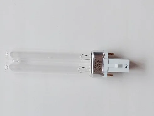 Lampe UV 7W G23 Étanche pour Filtre d'Étang et Clarificateur UVC – Remplacement pour Aquarium, Bassin