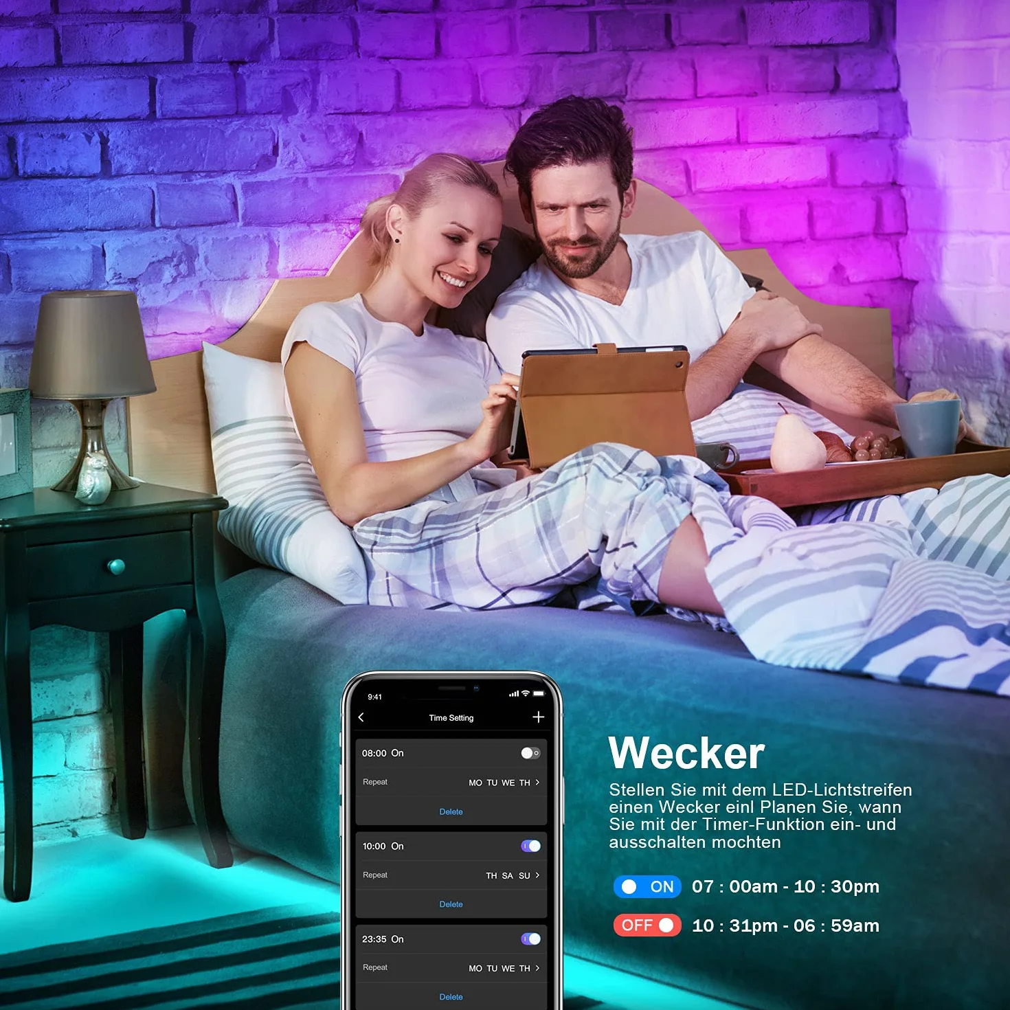Ruban LED 15M RGB Bluetooth APP Télécommande Lumière Décorative Guirlande Lumineuse Dimmable Musicale Maison Salon Cuisine