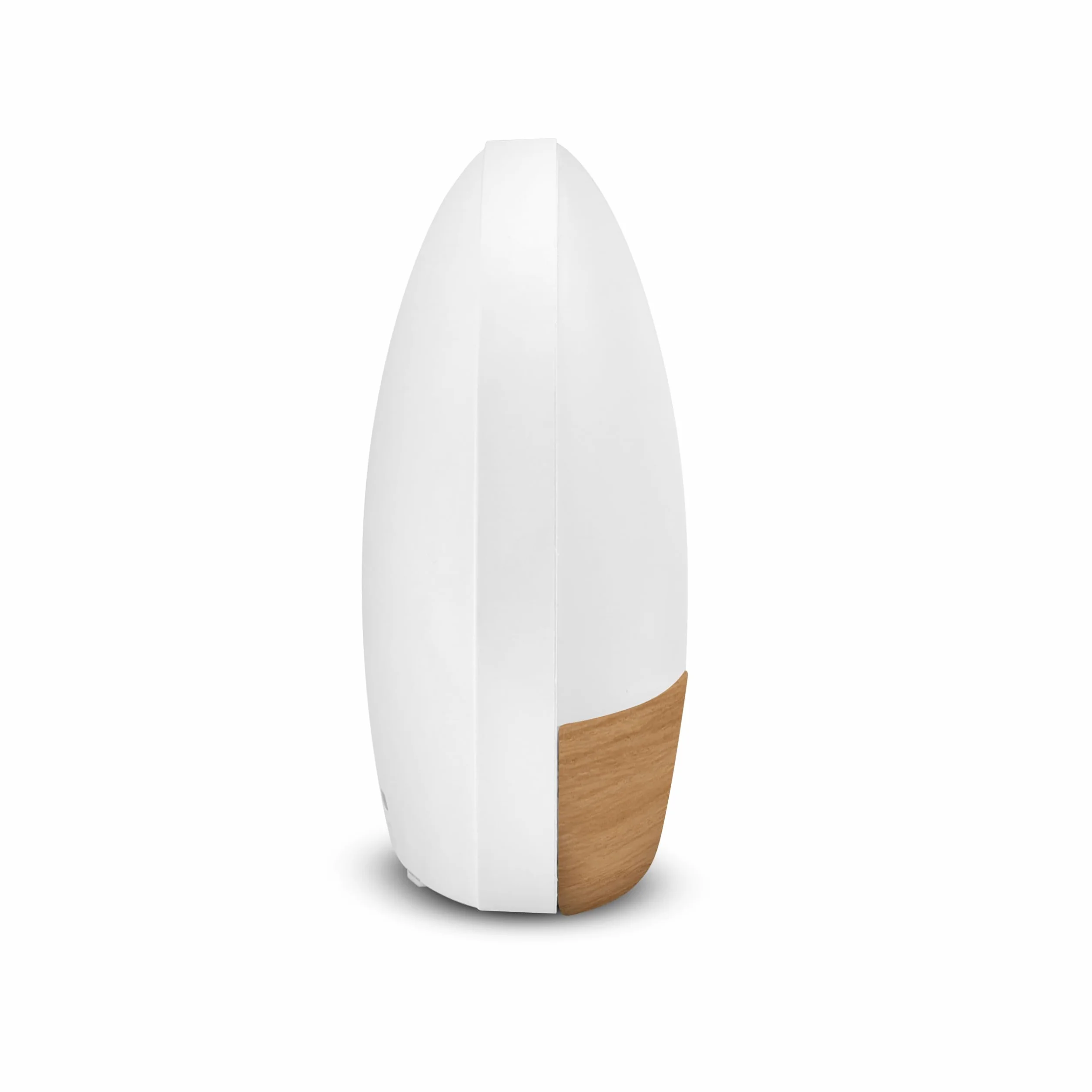mooov 477356 Réveil simulateur d'aube Lumiere Progressive sur Secteur Luminothérapie Eclairage Blanc ou Couleur Charge Port USB-A Effet Naturel Bois