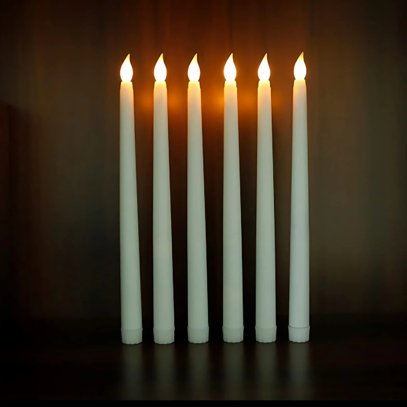 Bougies à LED sans Flamme, Bougie Électrique, Lampe pour Décoration de Fête
