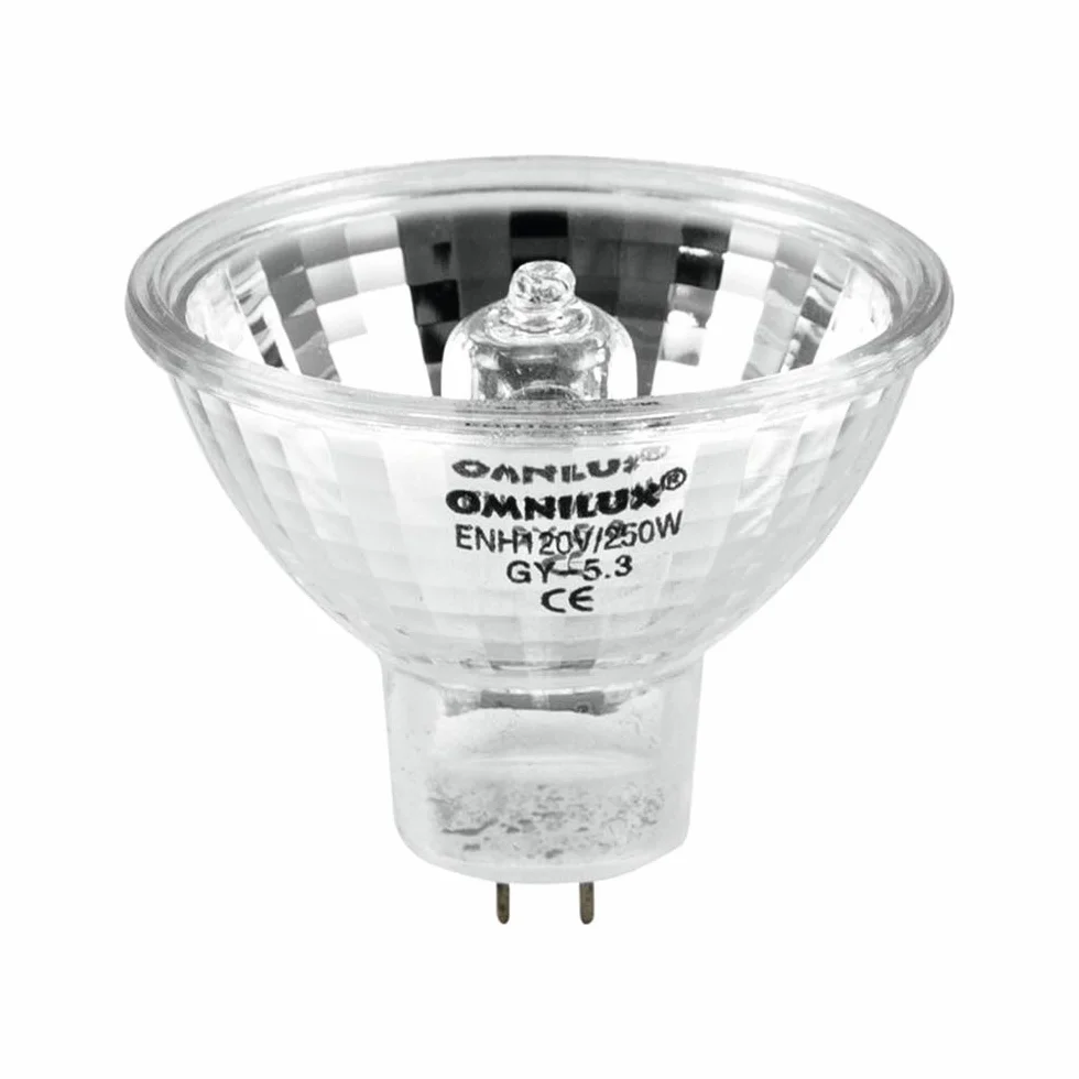 Omnilux 4 ampoules à effets ENH 120 V 250 W GY5.3 Base réflecteur éclairage Disco DJ