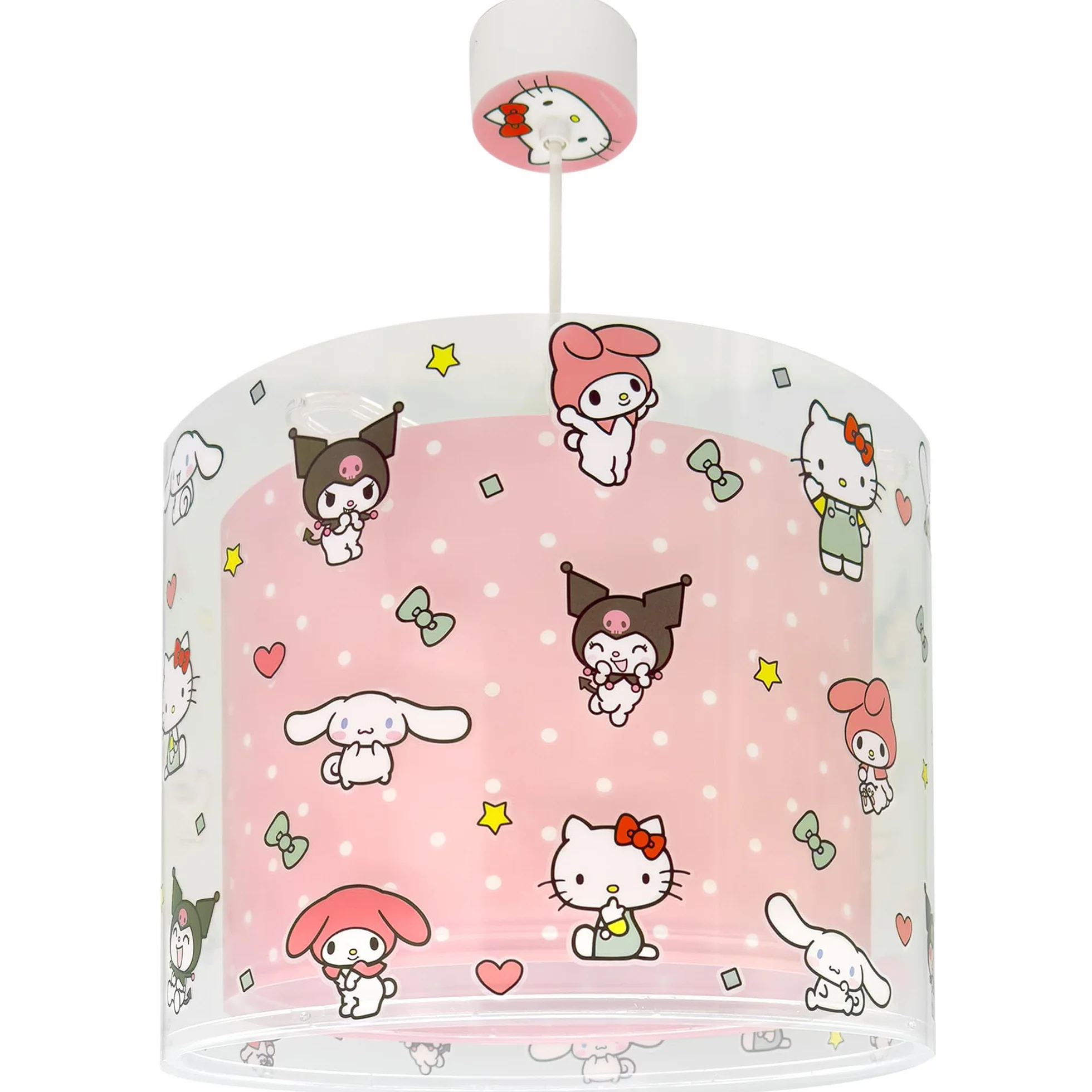 Dalber Lustre Chambre Lampe Suspension Enfand Hello Kitty And Friends My Melody Cinnamoroll Kuromi E27 Rose