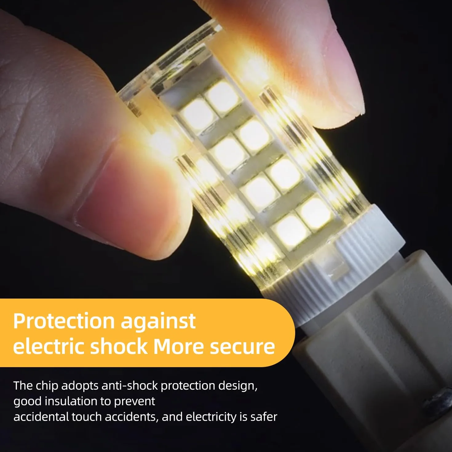Ampoule LED G9 5W (5 pièces) équivaut à 40W halogène 500LM 3000K Blanc chaud 220V Non-dimmable