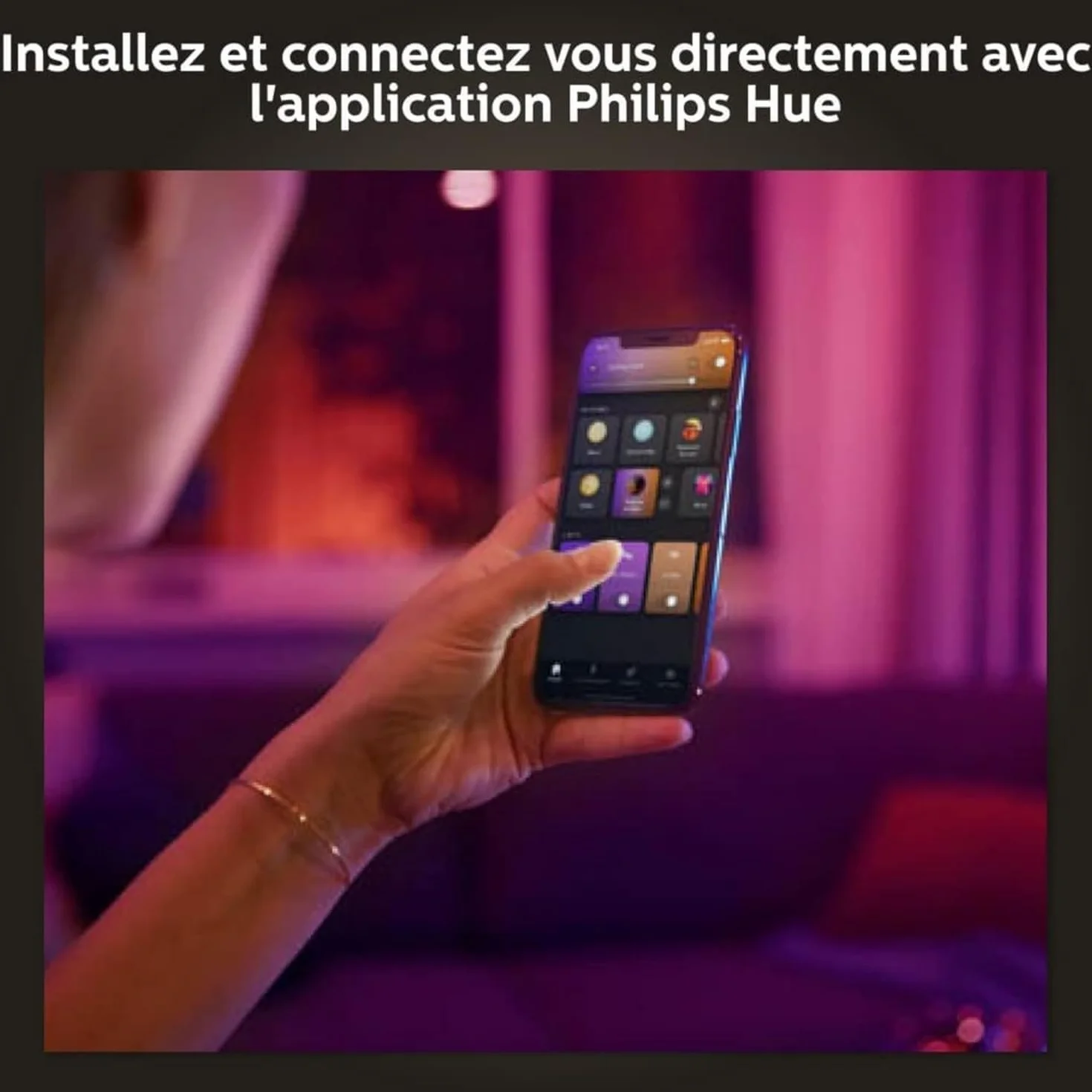 Philips Hue White E27 ampoule 1055lm dimmable lumière blanche chaude compatible Alexa