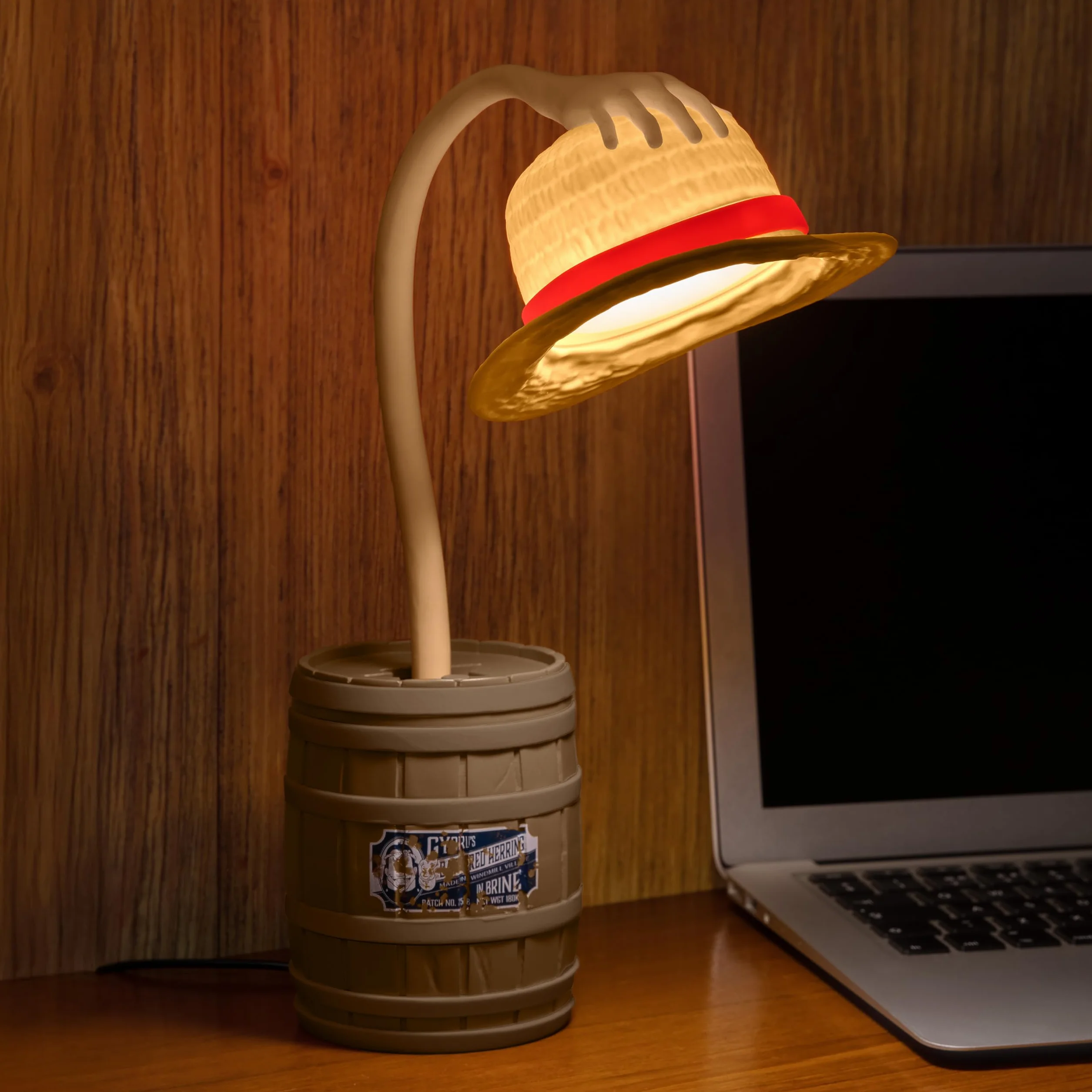 Paladone Lampe de bureau pliable en forme de chapeau de paille One Piece sous licence officielle Anime