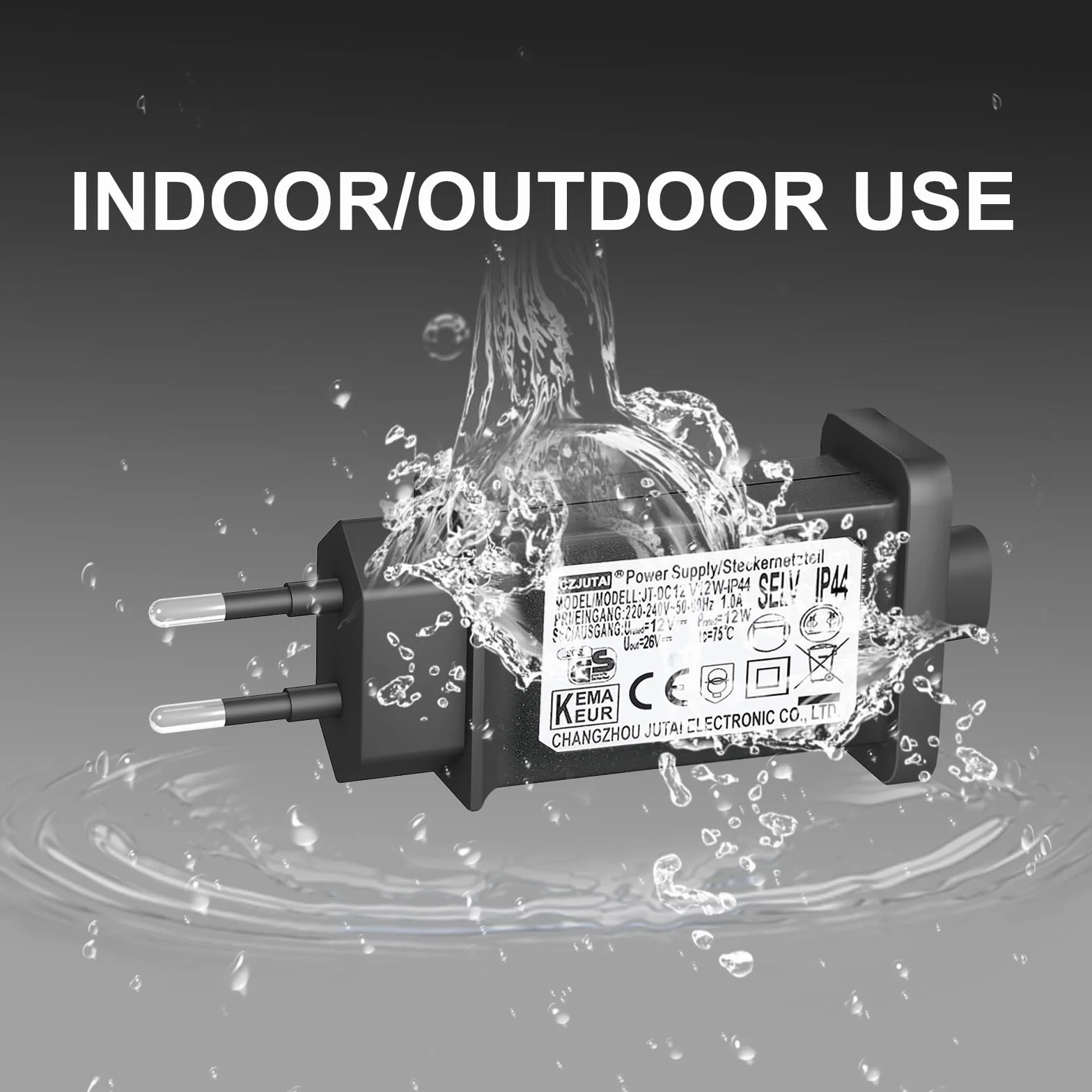 CZJUTAI Transformateur LED 12V 12W IP44 Alimentation éclairage Noël