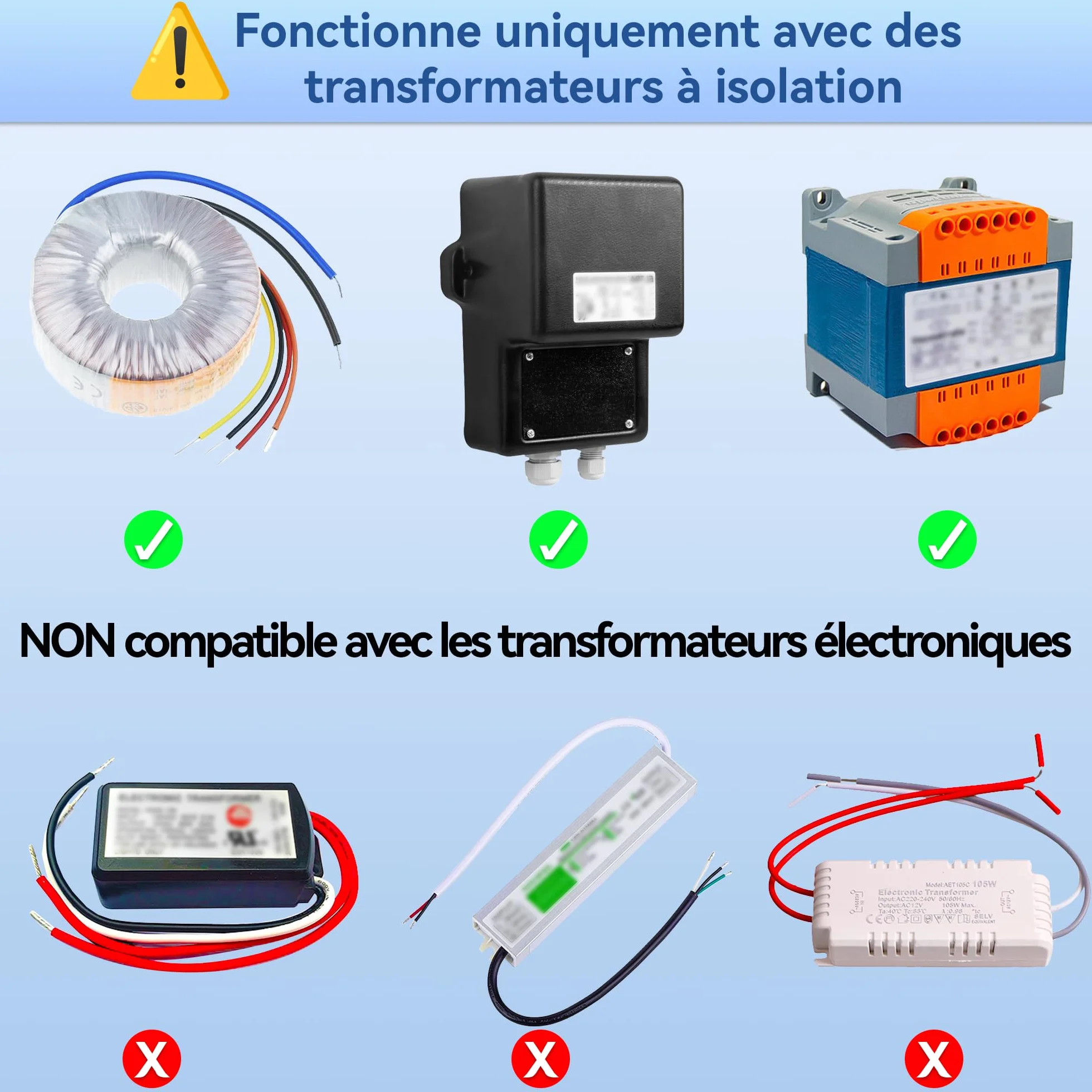 Projecteur Piscine LED 35W PAR56 RGB Dimmable IP68 12V AC Lot de 2