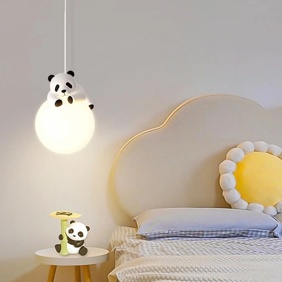 Applique murale câblée pour chambre d'enfant, impression 3D, boule de lune, lampe de chevet nordique à intensité variable