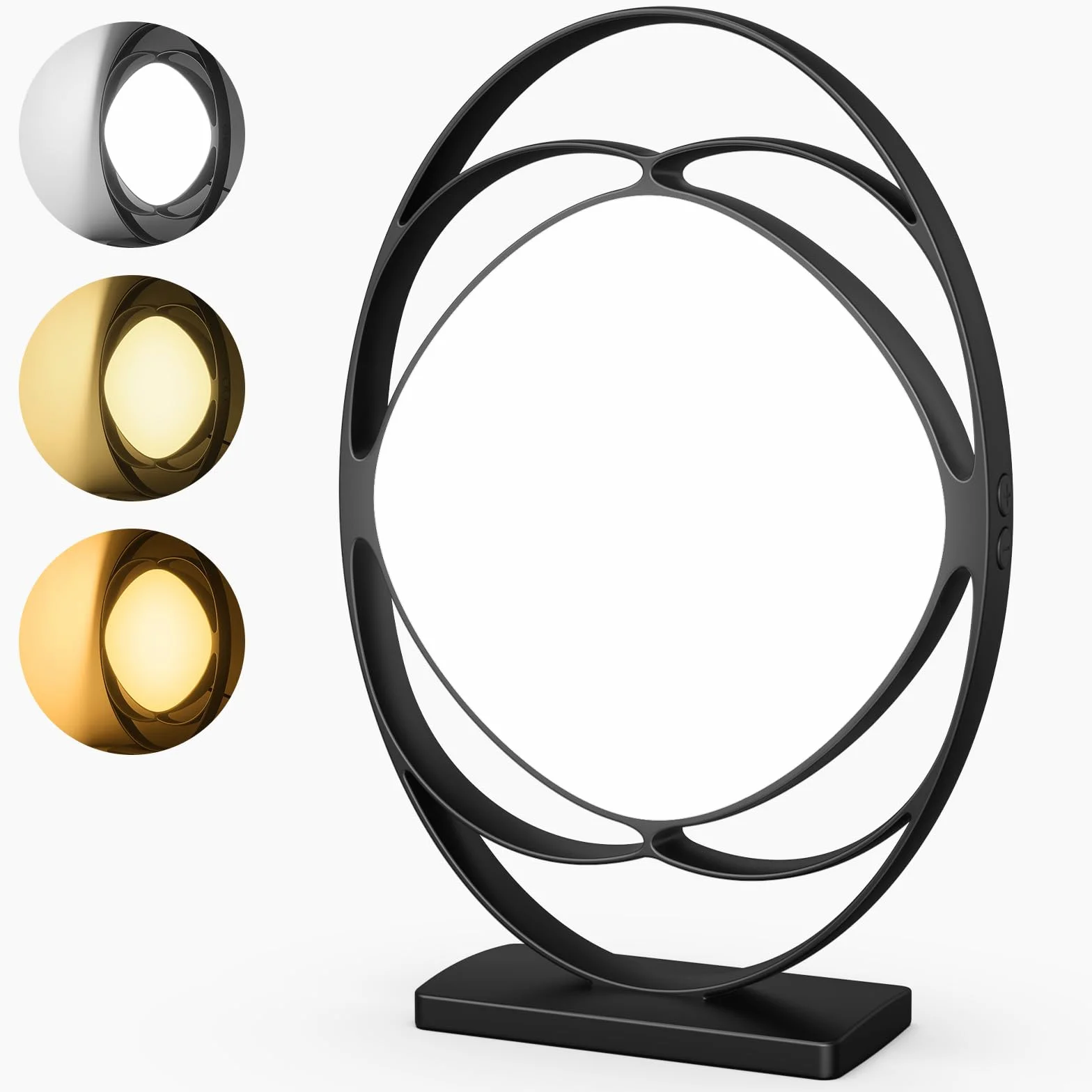 Lampe de Luminothérapie 10000 Lux Sans UV, Rotatif 210°, 3 Températures de Couleur, 4 Minuteries, 5 Luminosités, Fonction Mémoire