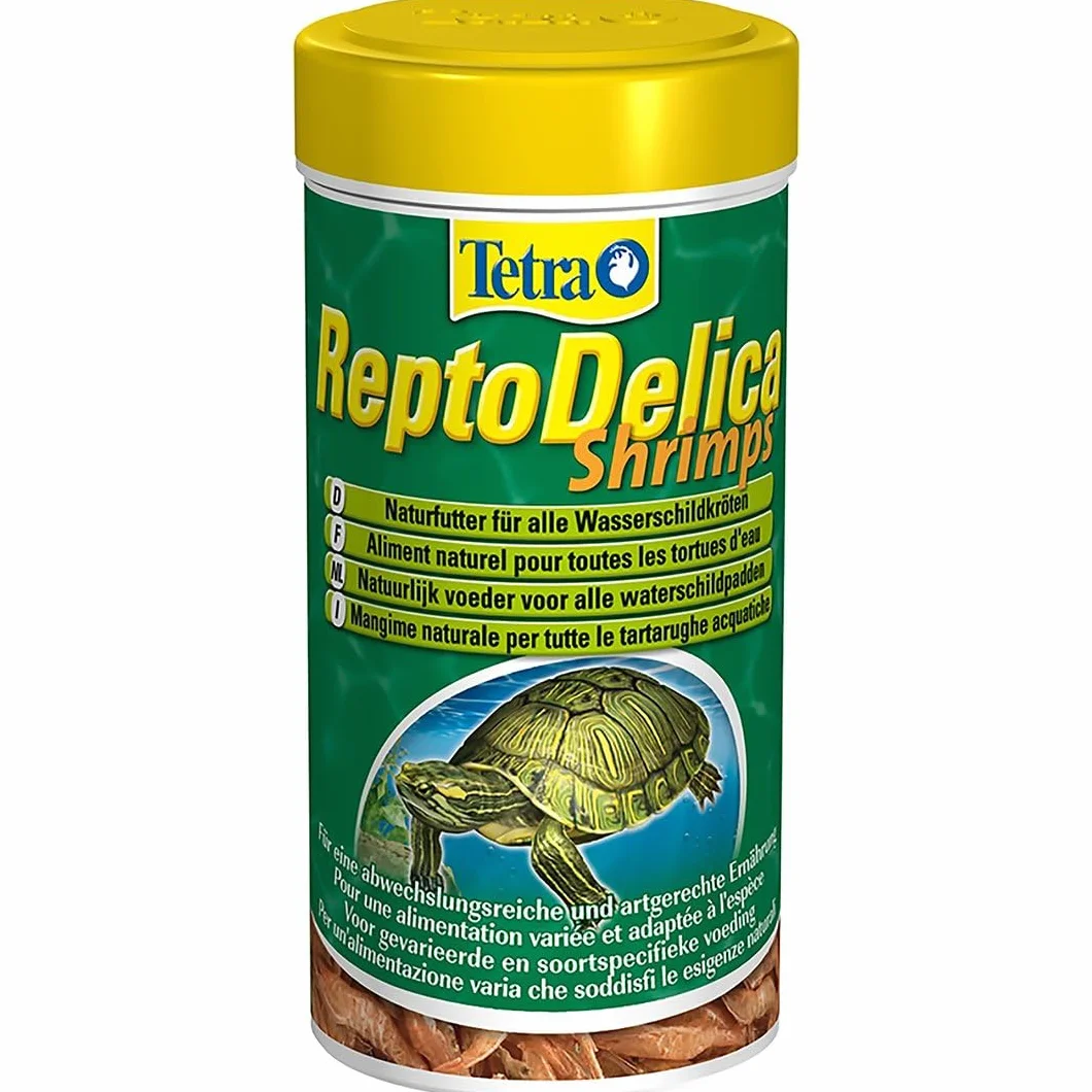 Tetra ReptoDelica Crevettes Alimentation Naturelle pour Tortues d'eau 1 L