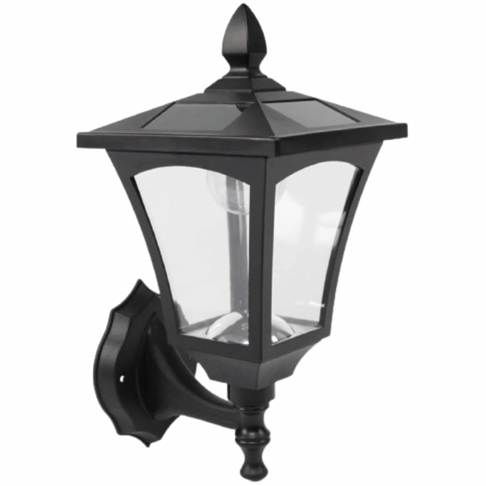 Lampadaire Solaire LED Extérieur en Aluminium Design Traditionnel Moderne Waterproof
