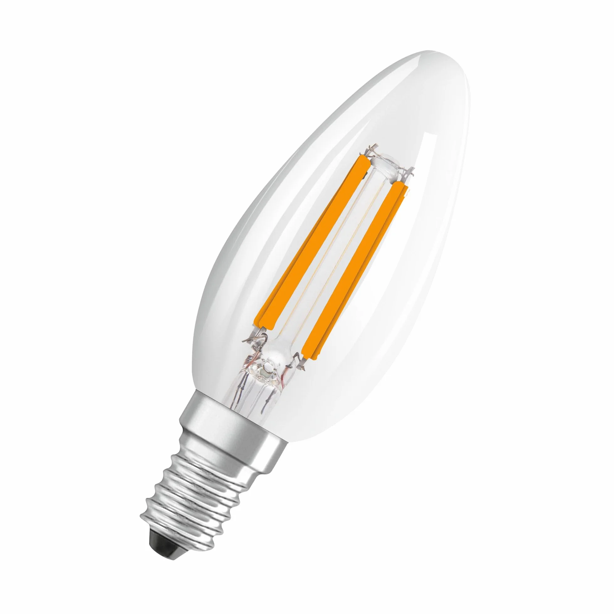 Osram Lampes LED E14 Bougie Blanc Chaud 2700K 40W Équivalent Pack de 3