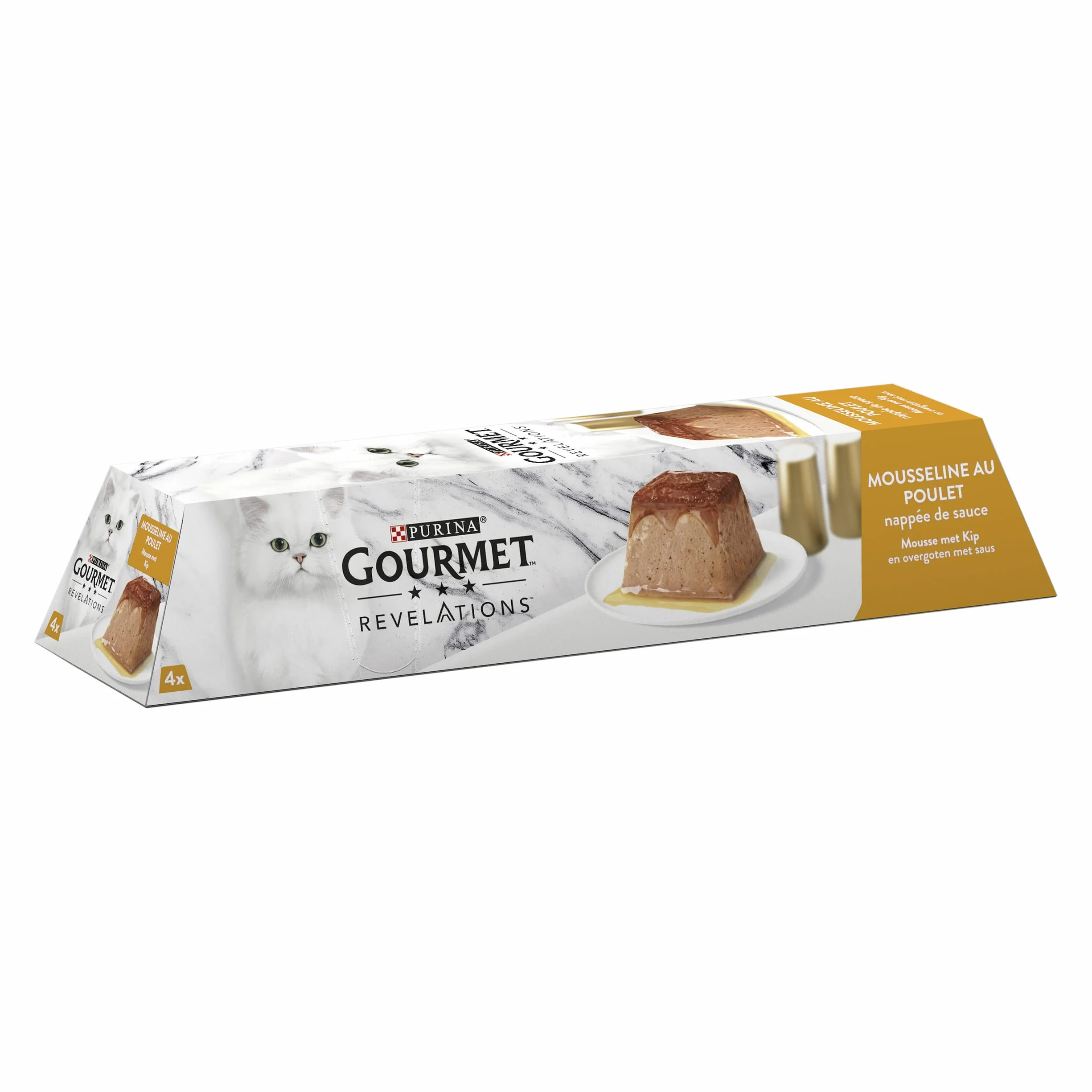GOURMET Revelations Mousseline Poulet 4x57g