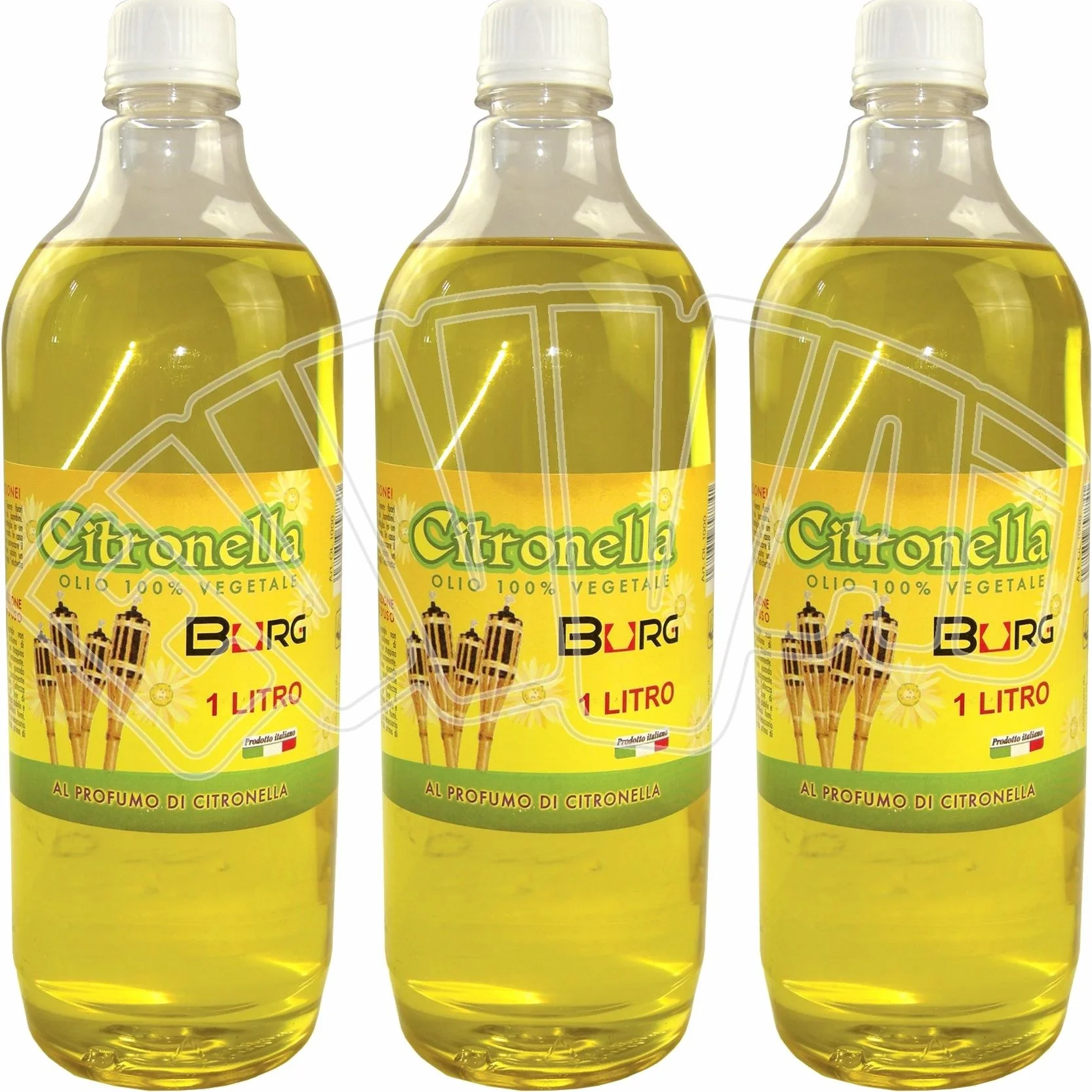 Cilli Huile à la citronnelle anti-moustiques 1 L Lot de 3