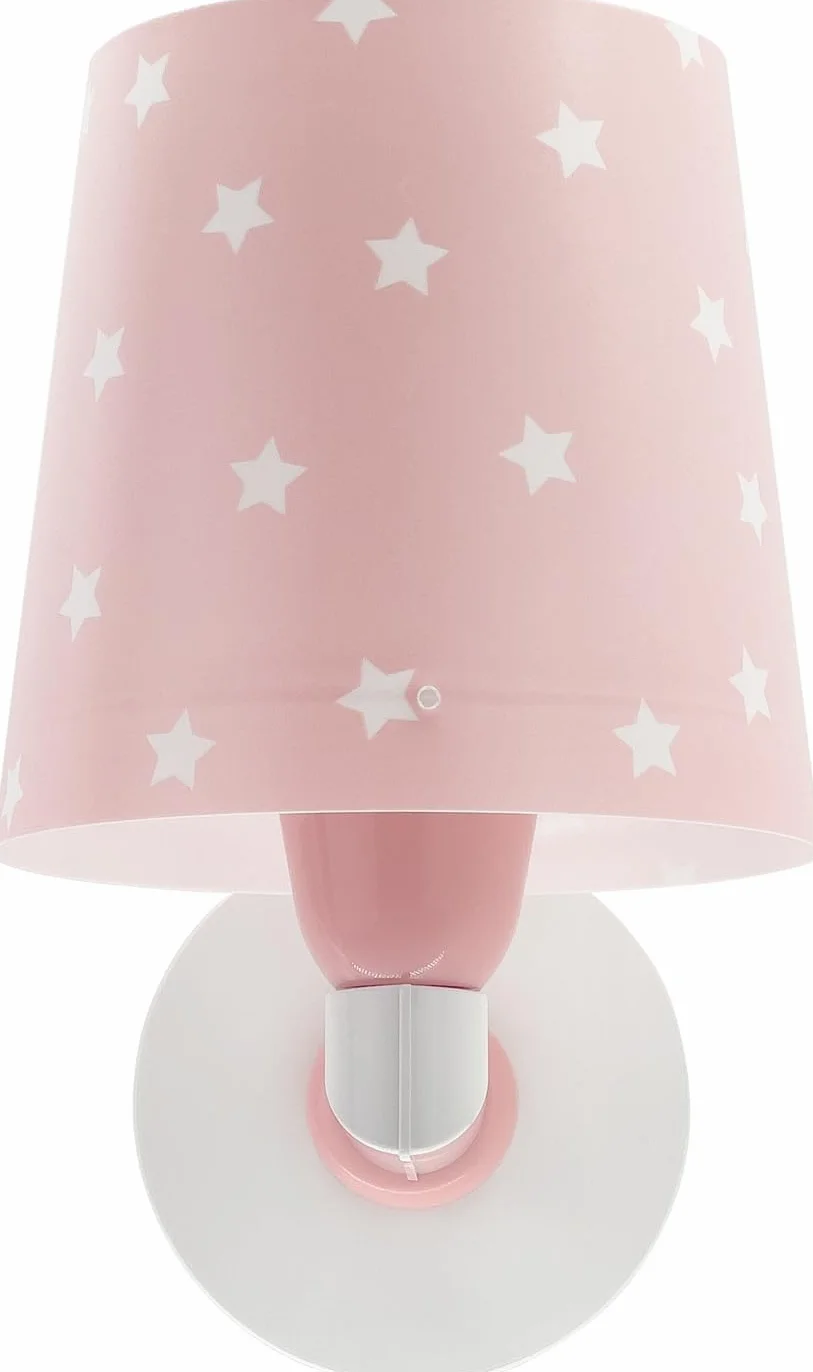 Dalber Applique Murale Enfant Star Light Étoiles Rose E27