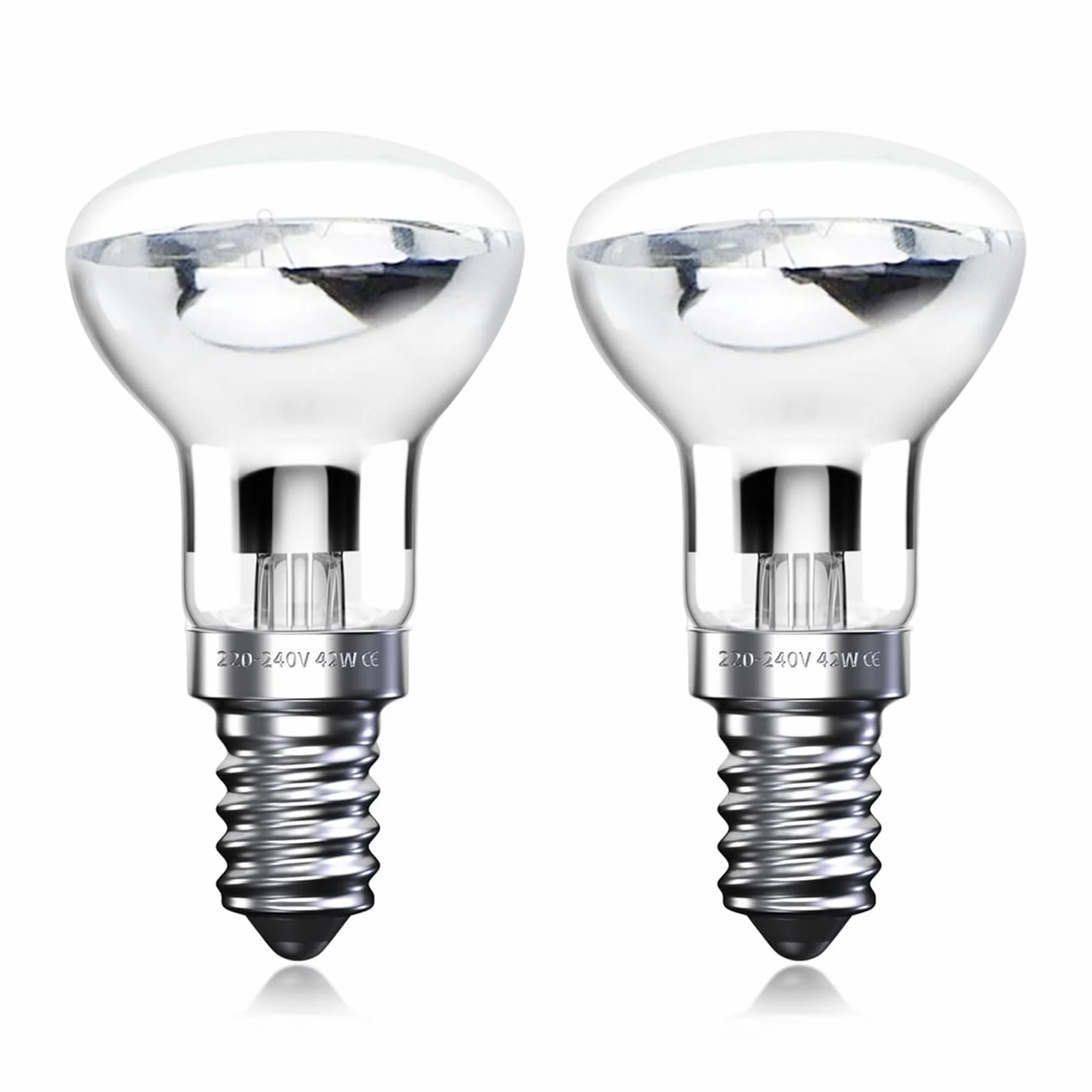Klarlight 42W E14 Ampoule Lampe à Lave, Blanc Chaud 2800K, Dimmable (2 Pièces)