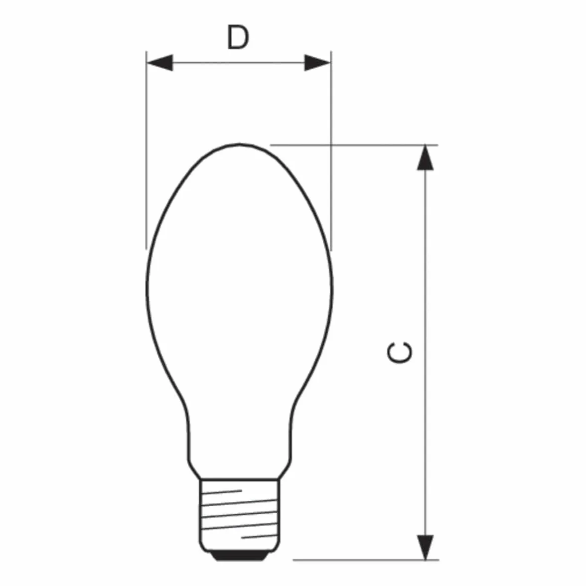 Philips Lampe à vapeur de Sodium E27 70W 2000K BF70