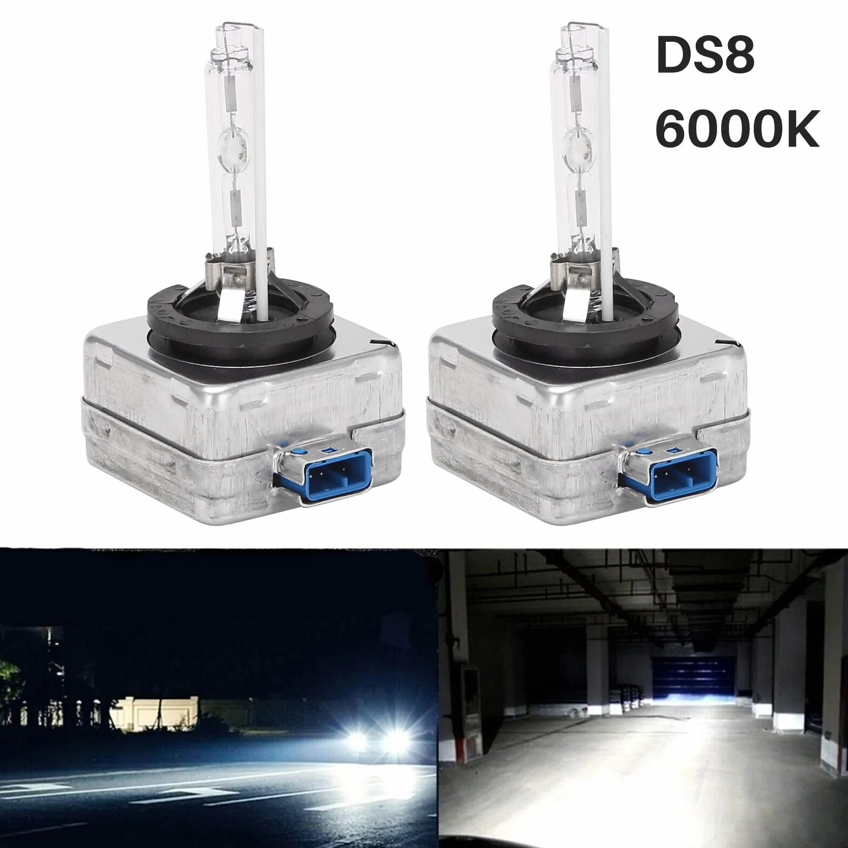 ZAYRAY D8S 6000K Ampoules de Phares au Xénon pour Forte Focus
