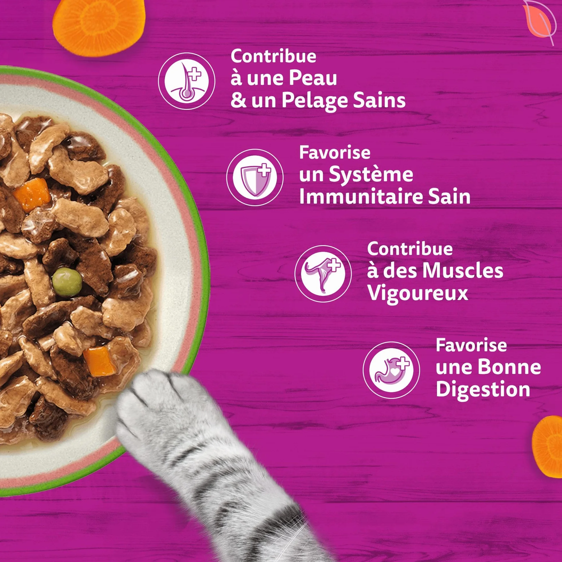 WHISKAS TASTY MIX Aliment humide Sauce Chat adulte 40x85g Sélection du chef