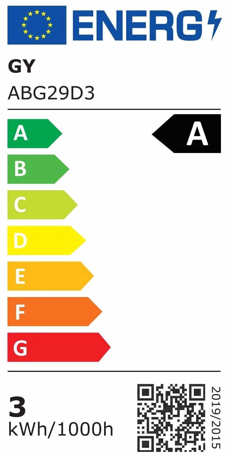 Ampoules LED GU10 Classe A 2.9W Equivalent 50W 520LM 3000K Blanc Chaud Angle 100° Non-Dimmable Lot de 10