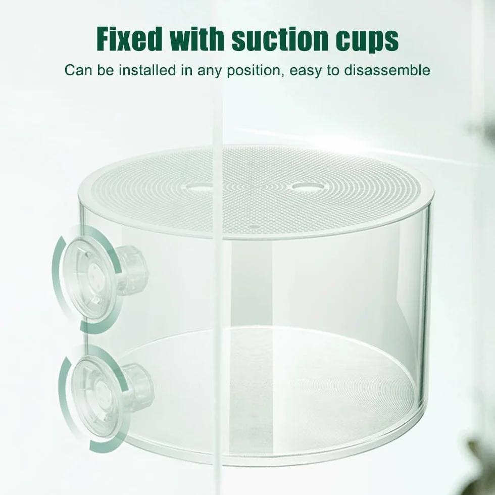 Boîte d'Élevage et d'Isolation en Acrylique pour Poissons - Réservoir avec Ventouses pour Aquarium