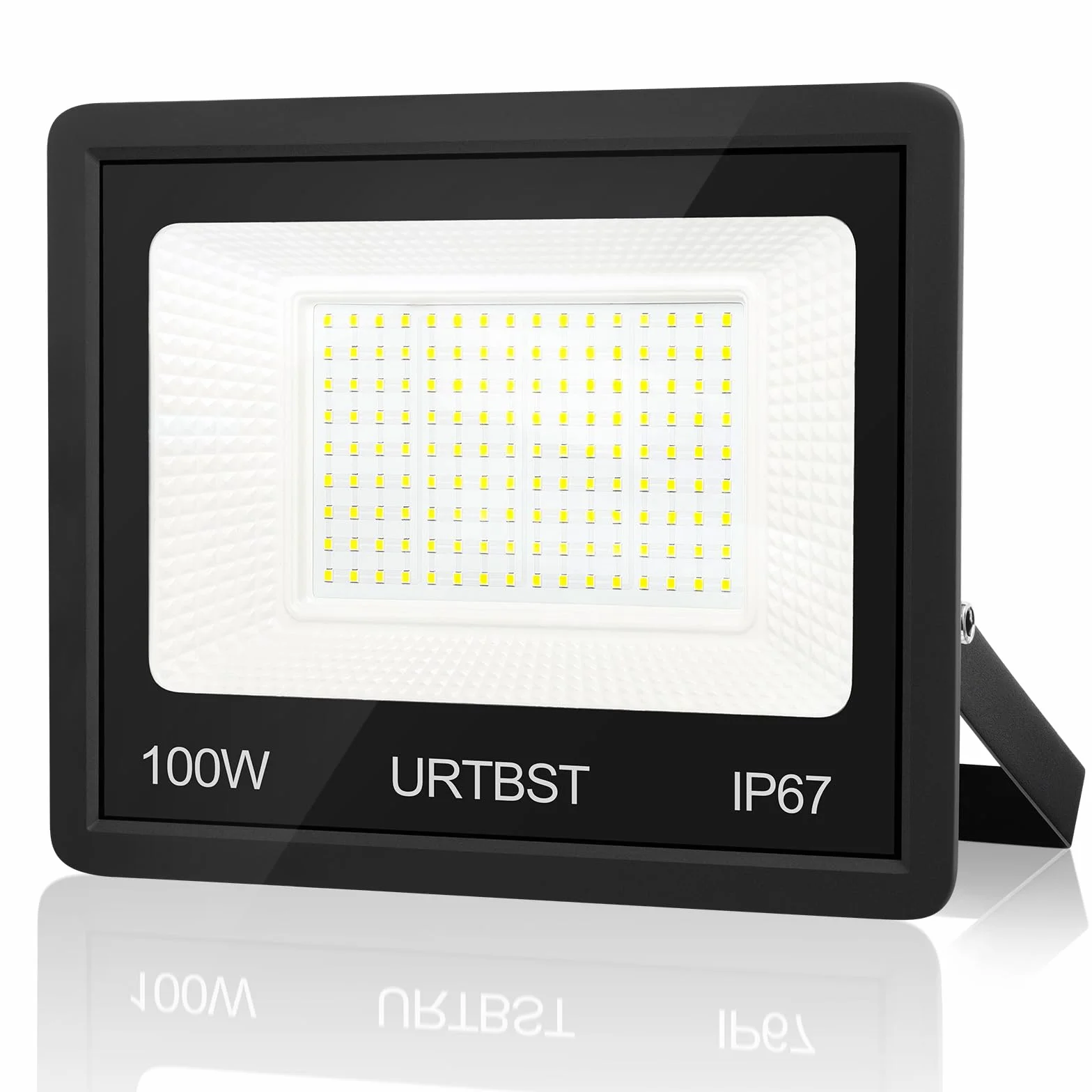 Projektor LED Zewnętrzny 100W 10000LM IP67 7000K Chłodna Biel Do Ogrodu, Domu, Garażu