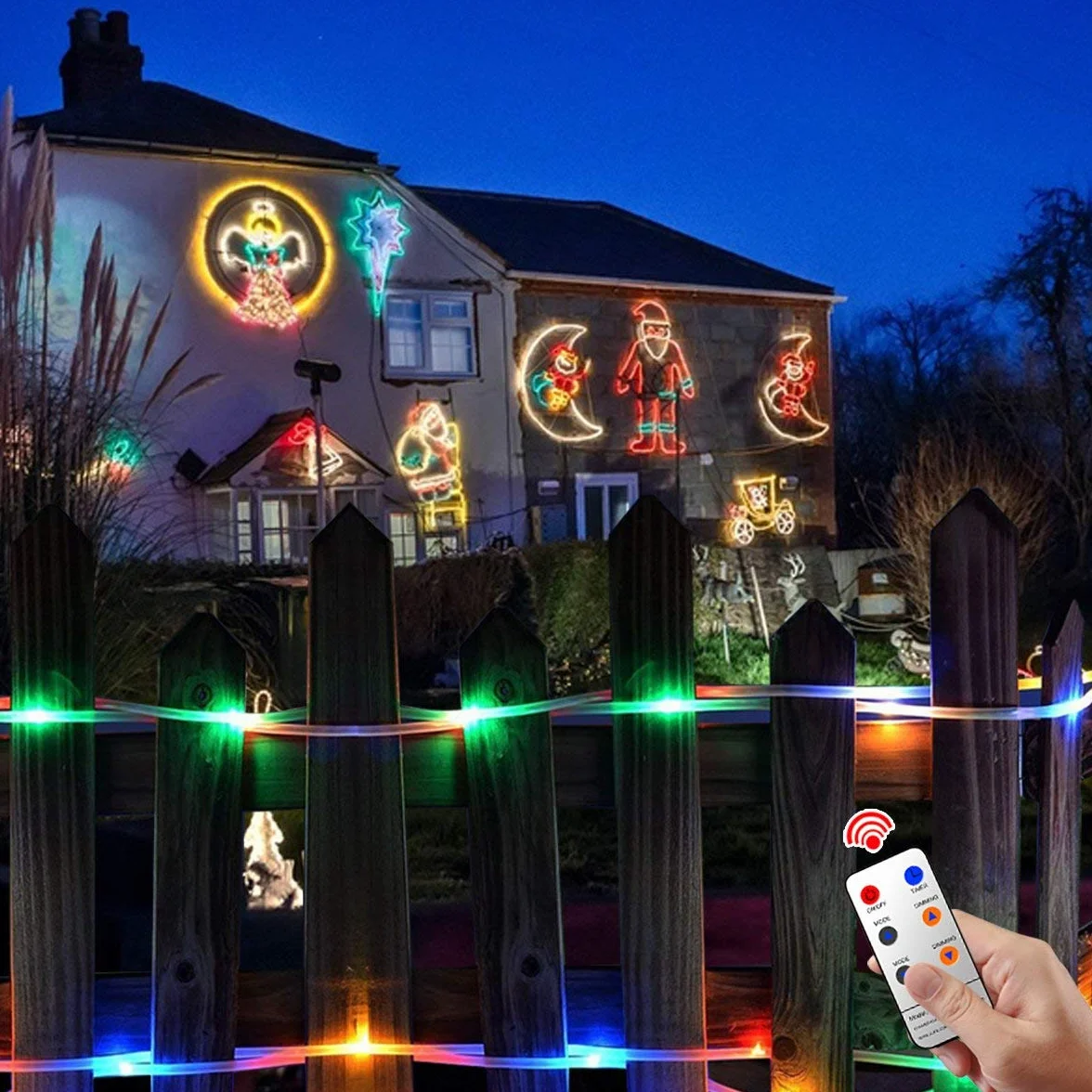 Lumières de corde LED 10M USB 100 LED IP65 Fil de cuivre Fée Décorations Noël