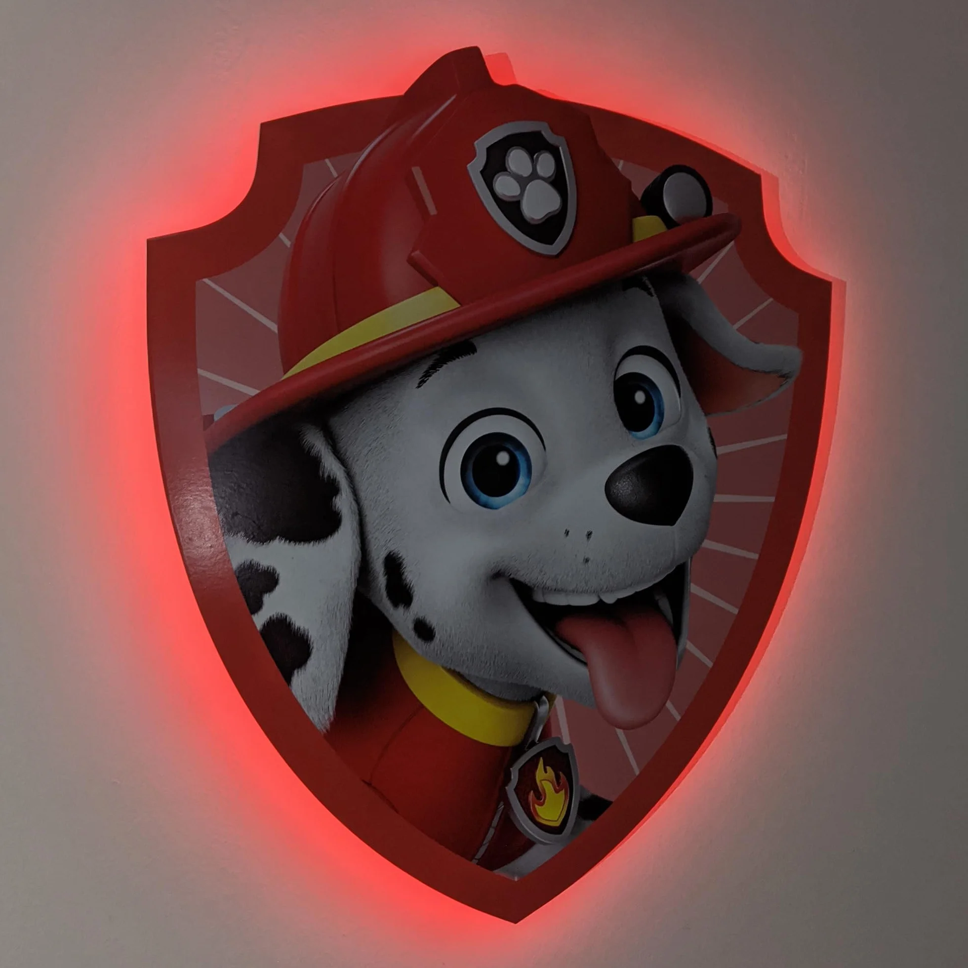 Pat' Patrouille Marshall LED rétroéclairée murale