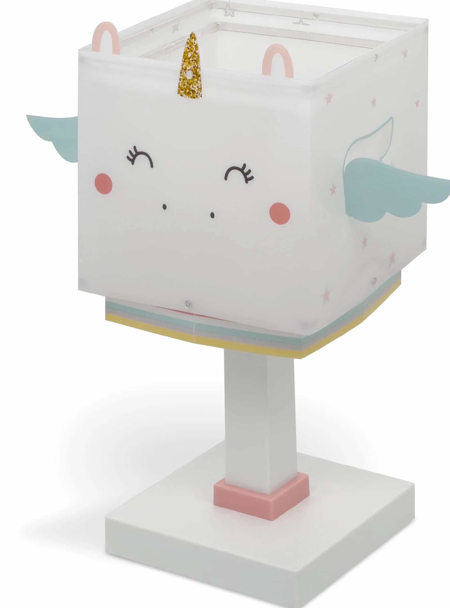 Dalber Lampe de Chevet Enfant Little Unicorn Licorne 8 W Blanc