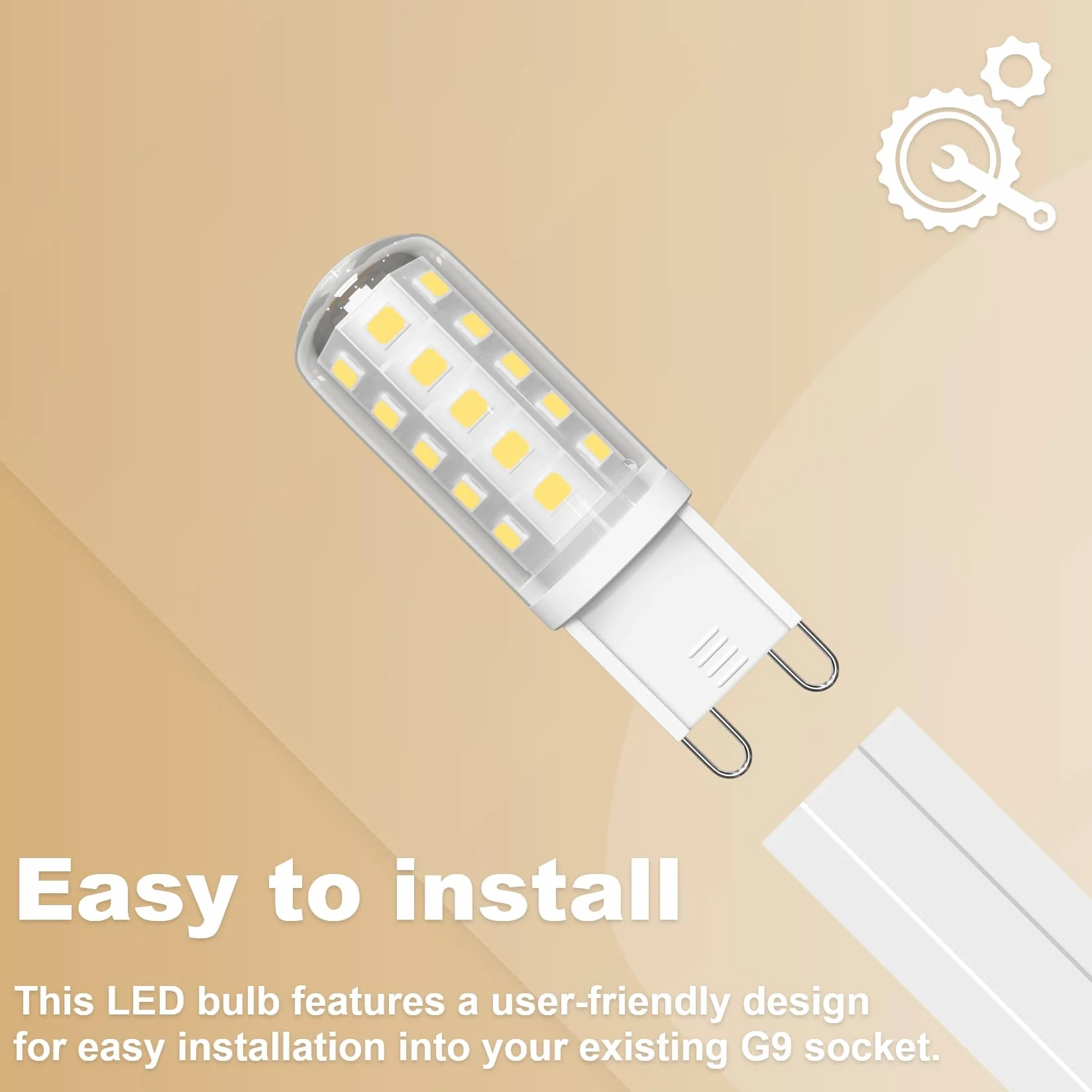 Ampoule LED G9 Blanc Neutre 4000K 3W Équivalent 30-40W 350LM Lot de 6