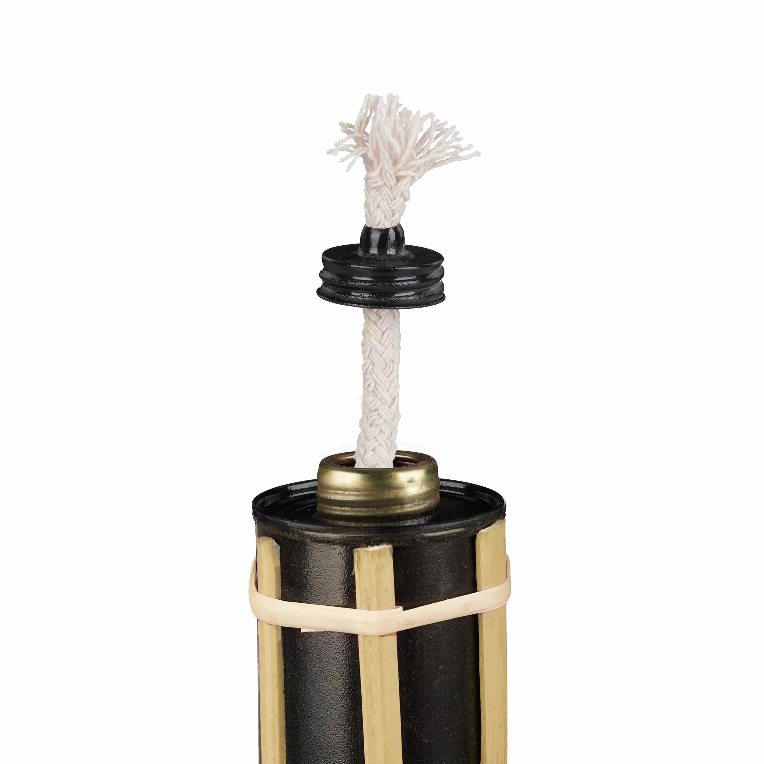 Relaxdays Torche de Jardin en Bambou Lot 16 90x6 cm Nature