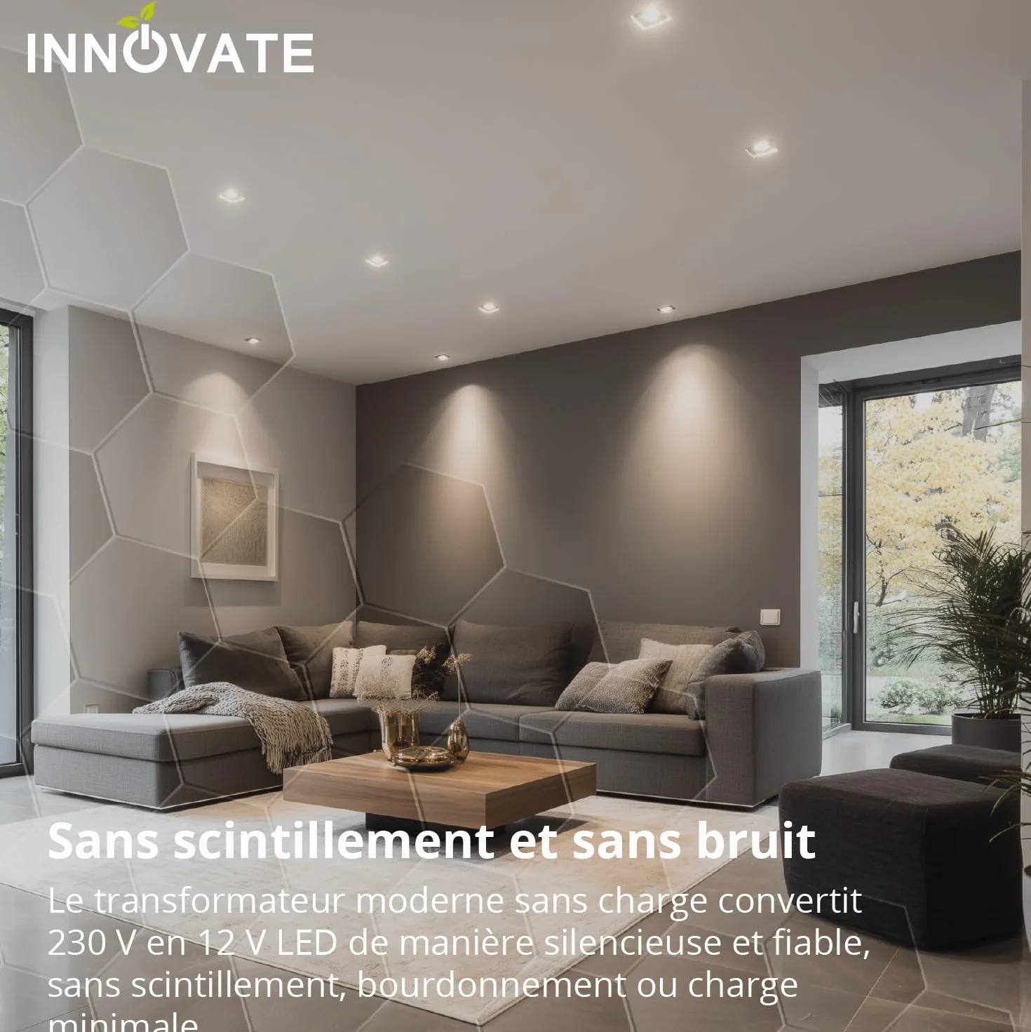 INNOVATE Alimentation 12 V 70 W Transformateur LED Intensité Variable