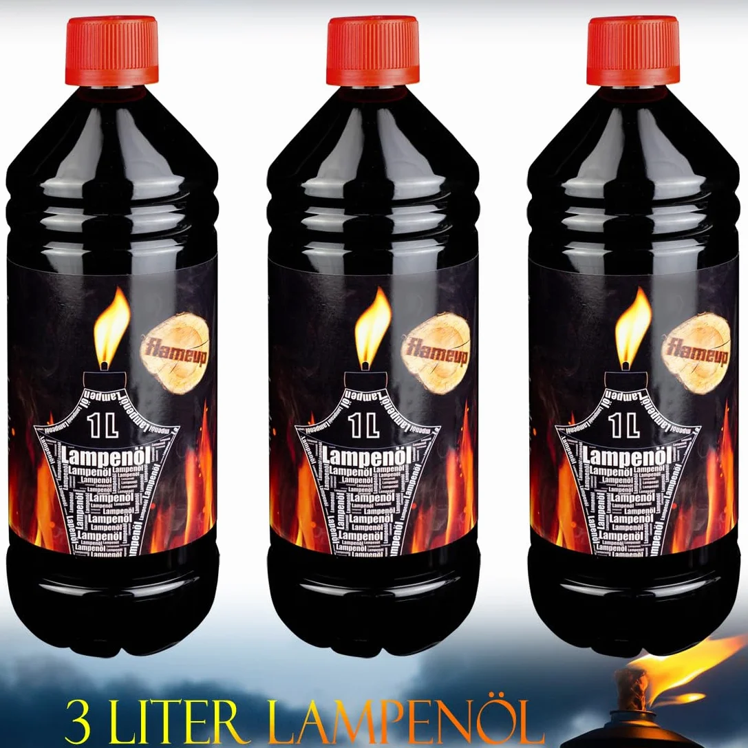 L'huile pour Lampe 1-24 L Torche Lanterne Intérieur Extérieur Flameup